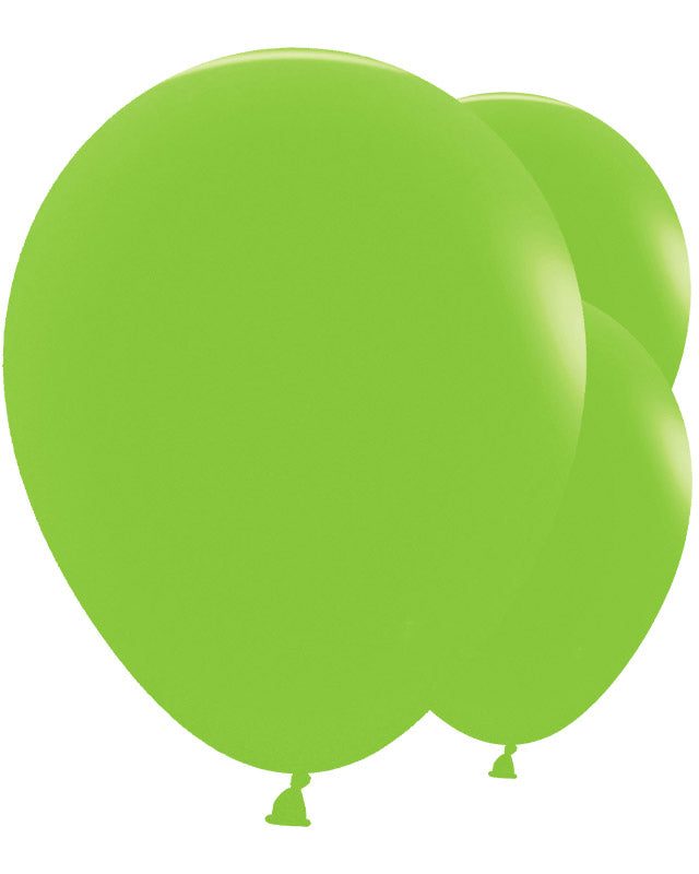 20012061 - Fashion Colour Lime Green 031 Latex Balloons 24"/60cm - 3 PC