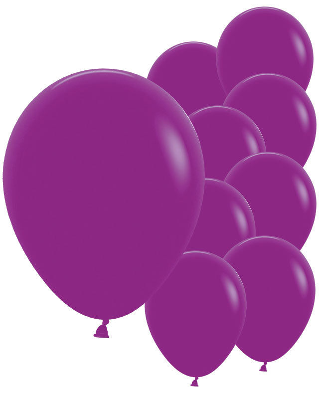 20017218 - Fashion Purple Orchid - 5" Latex Balloons (100pk)