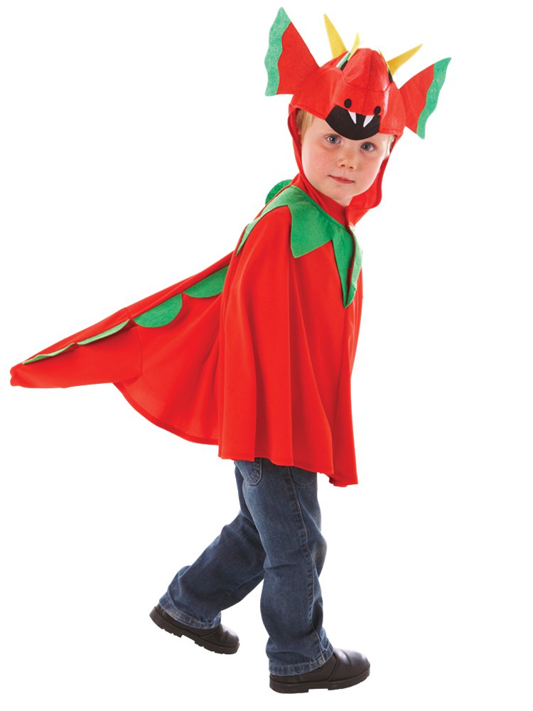 994994 - Boys Friendly Dragon Costume - Age 3-7 Years - 1 PC