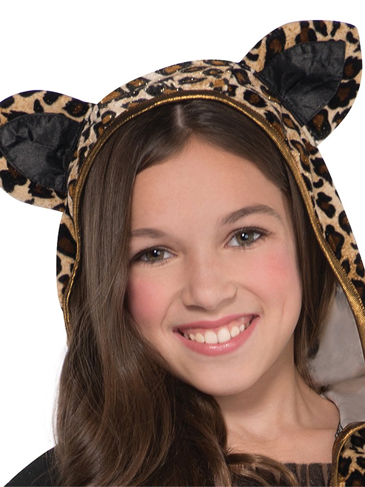 997035 - Girls Sassy Spots Leopard Costume - Age 8-10 Years - 1 PC