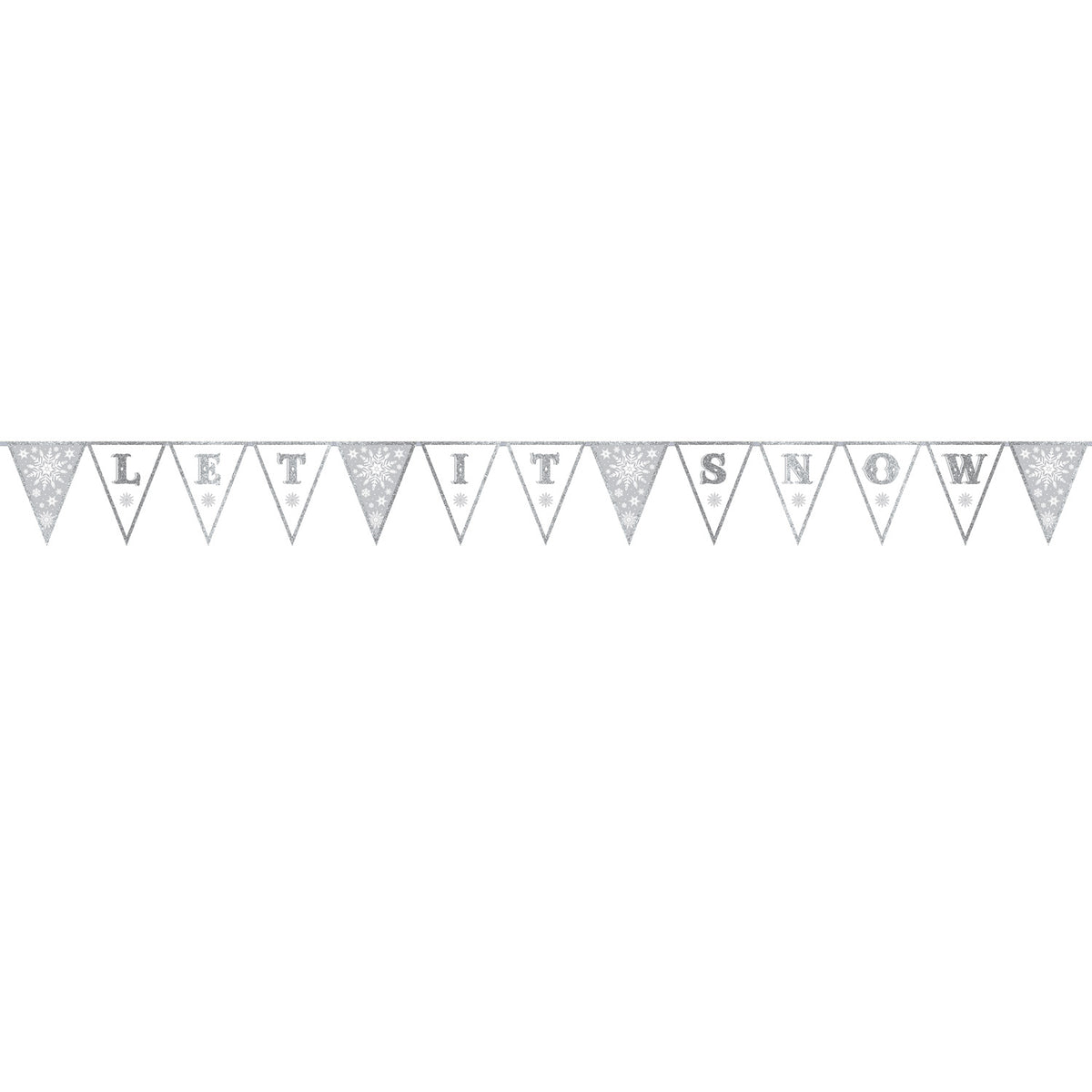 210527 IP X3 - Let it Snow Pennant Banners 3.6m - 3 PC