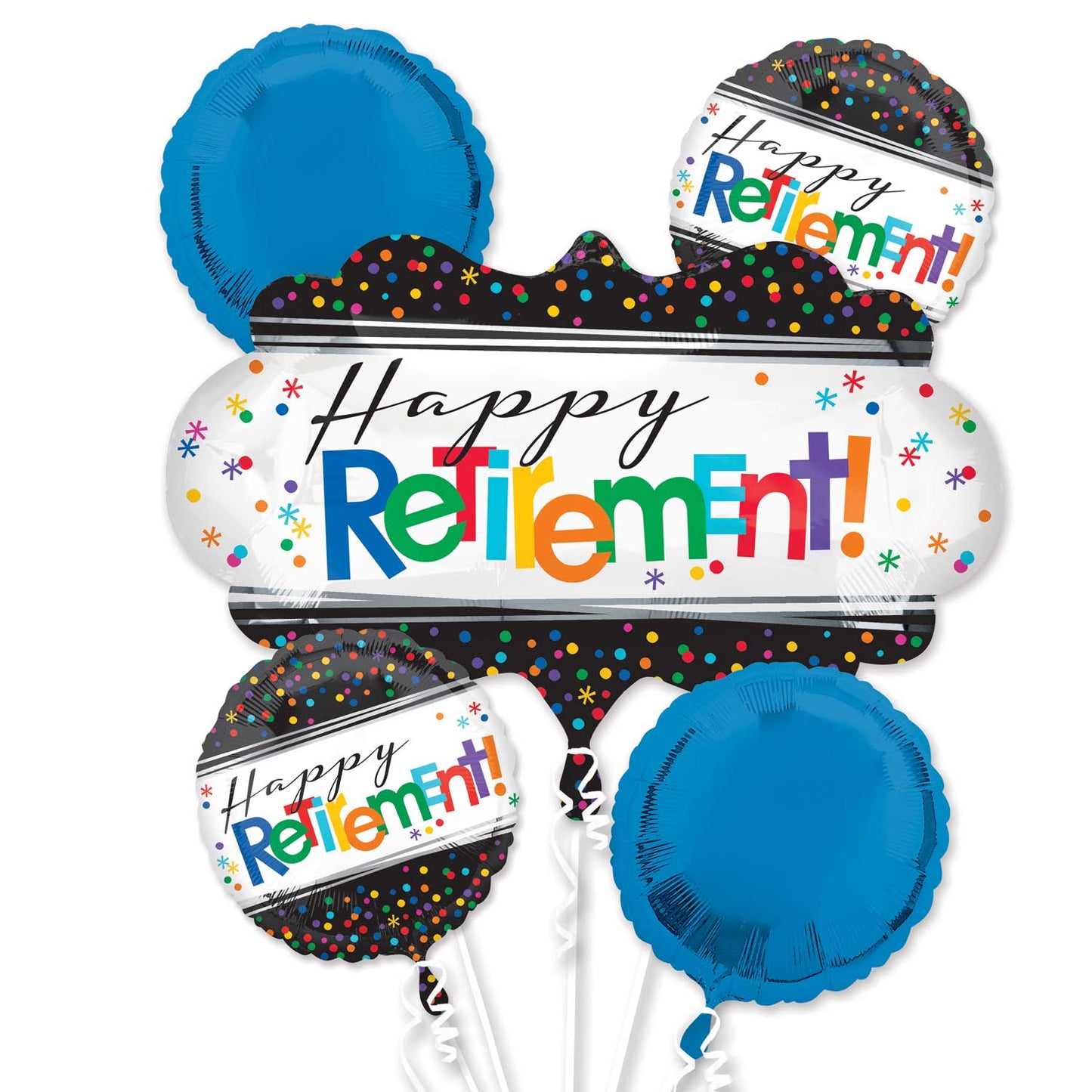Happy Retirement Foil Bouquet Balloons P75 - 3 PC