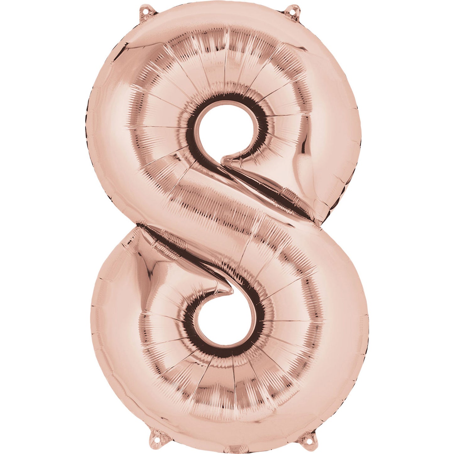 Number 8 Various Colours SuperShape Foil Balloons 21"/53cm w x 33"/83cm h P50 - 5 PC