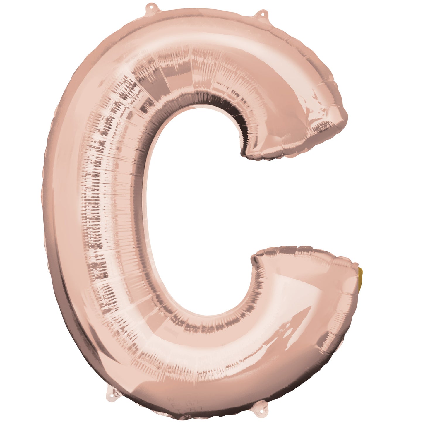 Letter C Rose Various Colours SuperShape Foil Balloons 25/63cm w x 32/81cm h P50 - 5 PC