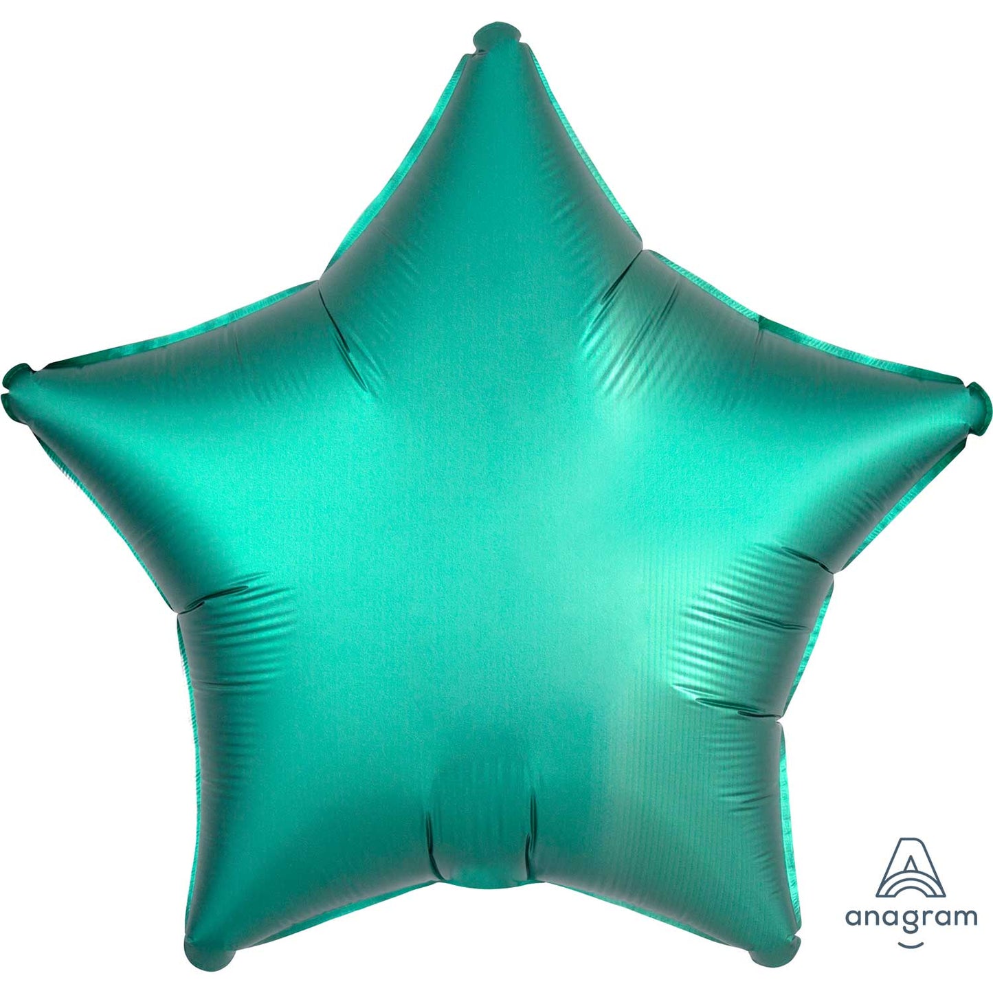 3680002 IP X10 - Jade Star Satin Luxe Star Standard HX Unpackaged Foil Balloons S15 - 10 PC