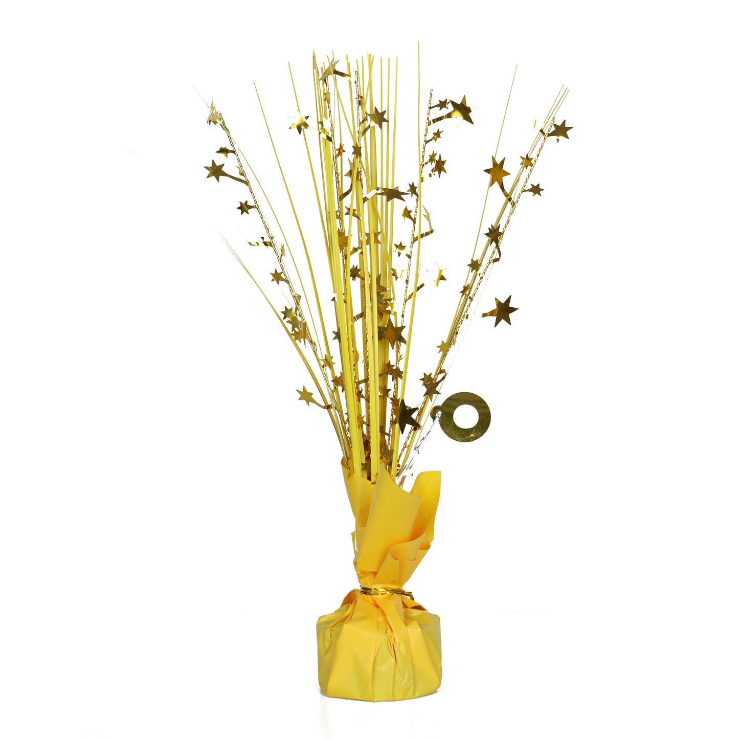 Sunshine Yellow Spray Centrepiece Balloon Weights 30cm - 6 PC
