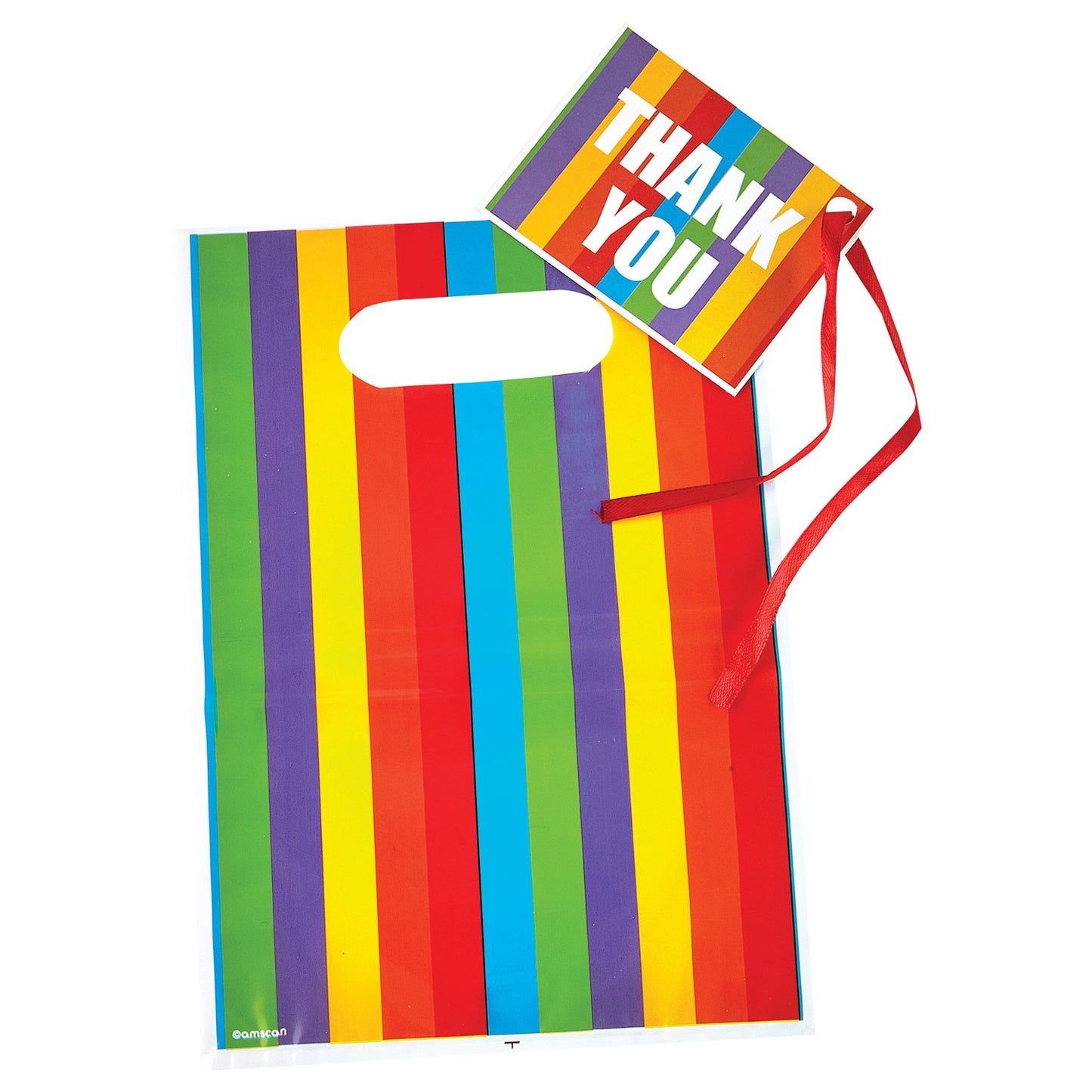 9902041 IP X6 - Rainbow Loot Bags & Tags - 6 PKG/8