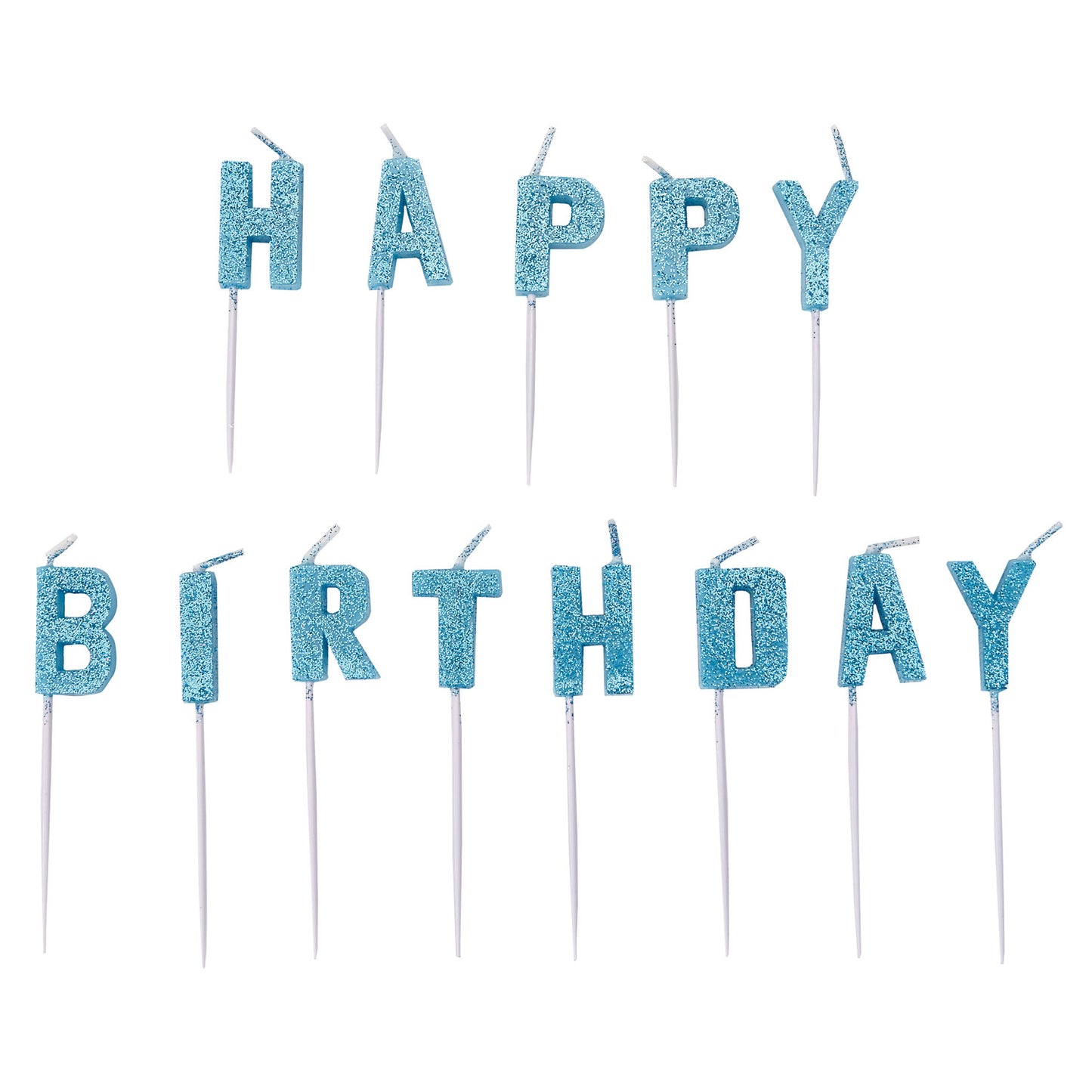 PICK GLITTER CANDLE HBDAY X 6