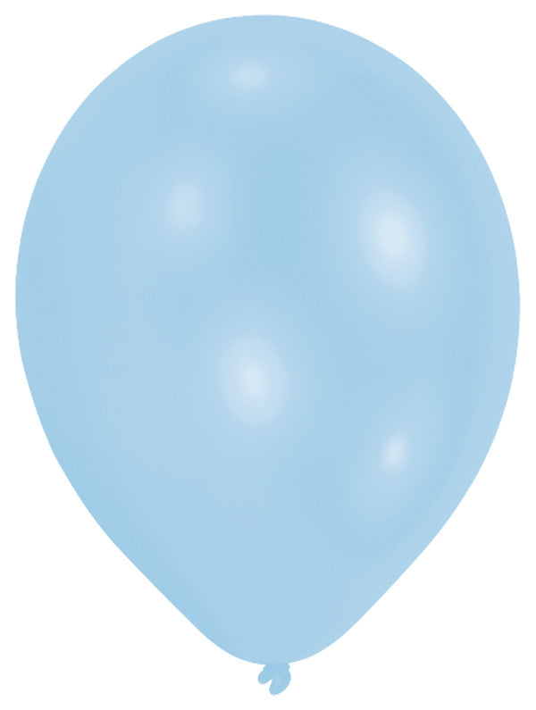 INT995649 IP X6 - Powder Blue Latex Balloons 22.8cm - 6 PKG/10