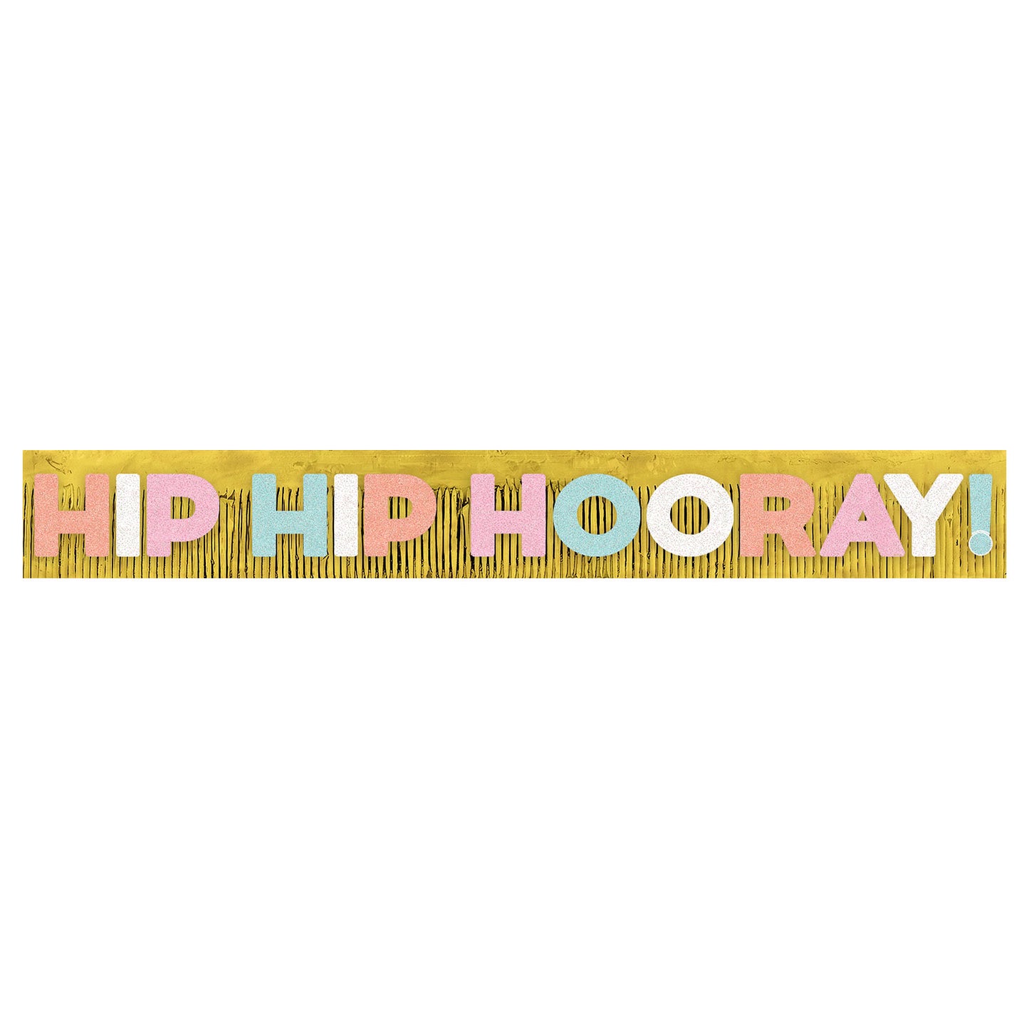 121927 IP X12 - Confetti Fun Fringe Letter Banners - 12 PC