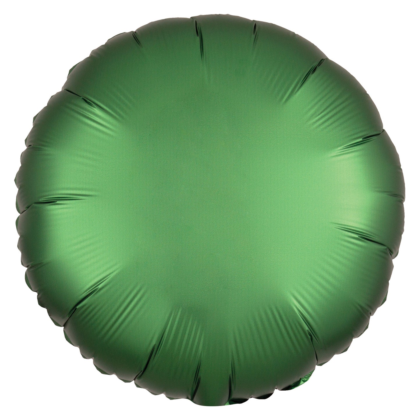 3858601 IP X5 - Satin Luxe Emerald Circle Standard HX Packaged Foil Balloons S15 - 5 PC