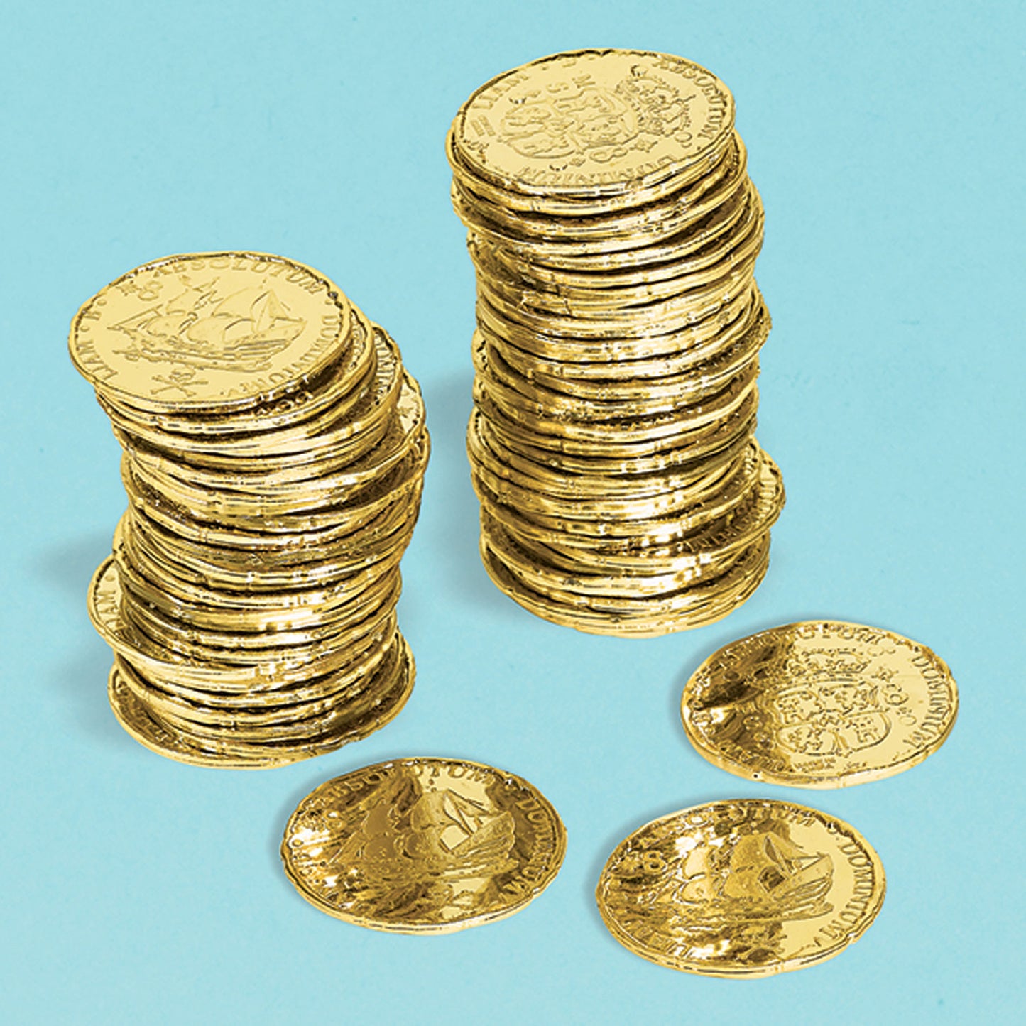 Pirates Treasures Coins - 6 PKG/72