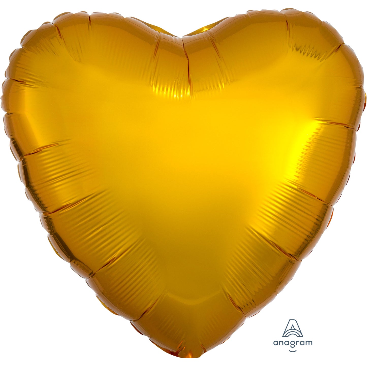Metallic Silver Heart Standard Packaged Foil Balloons S15 - 5 PC
