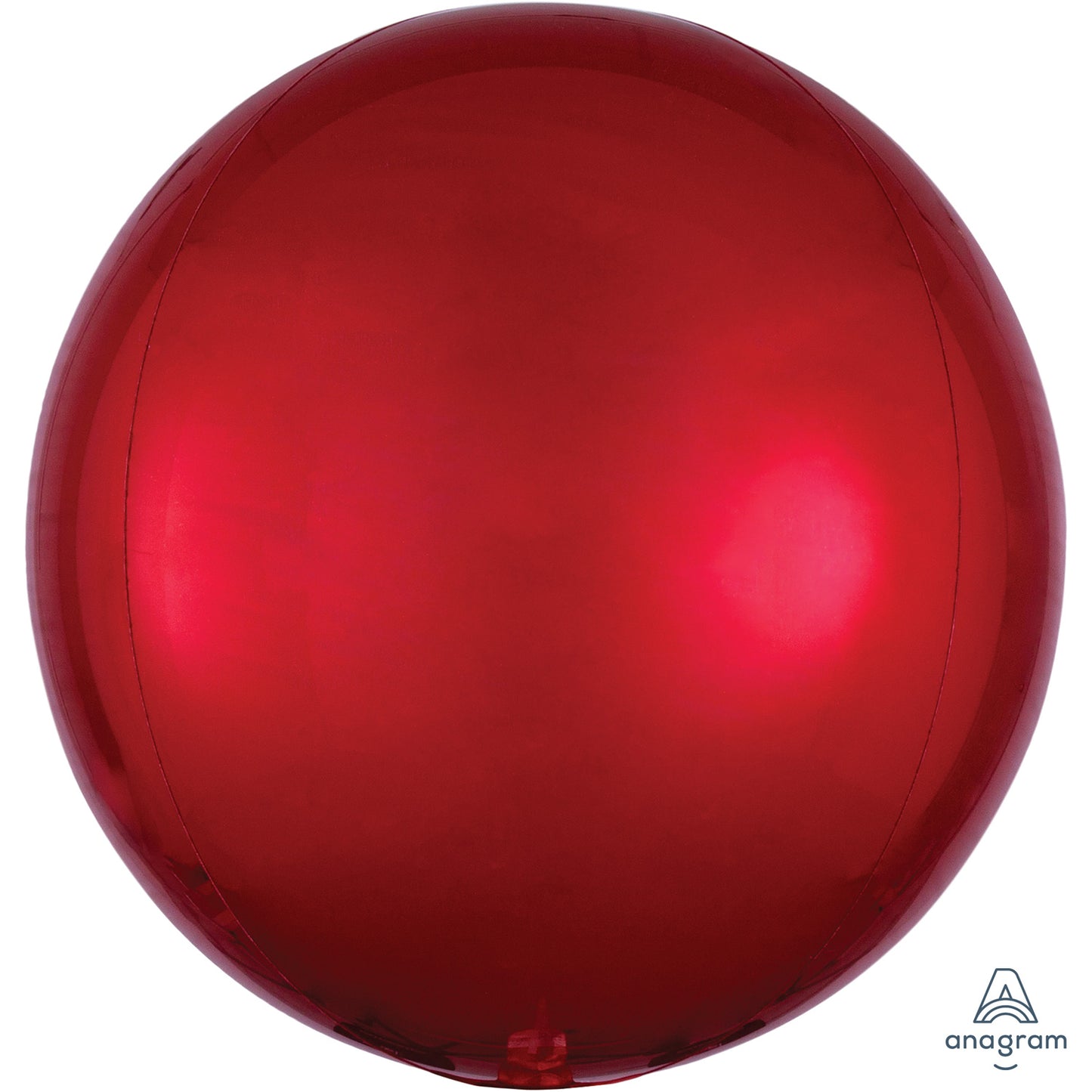 2820301 IP X5 - Red Orbz Packaged Foil Balloons 15"/38cm w x 16"/40cm h G20 - 5 PC