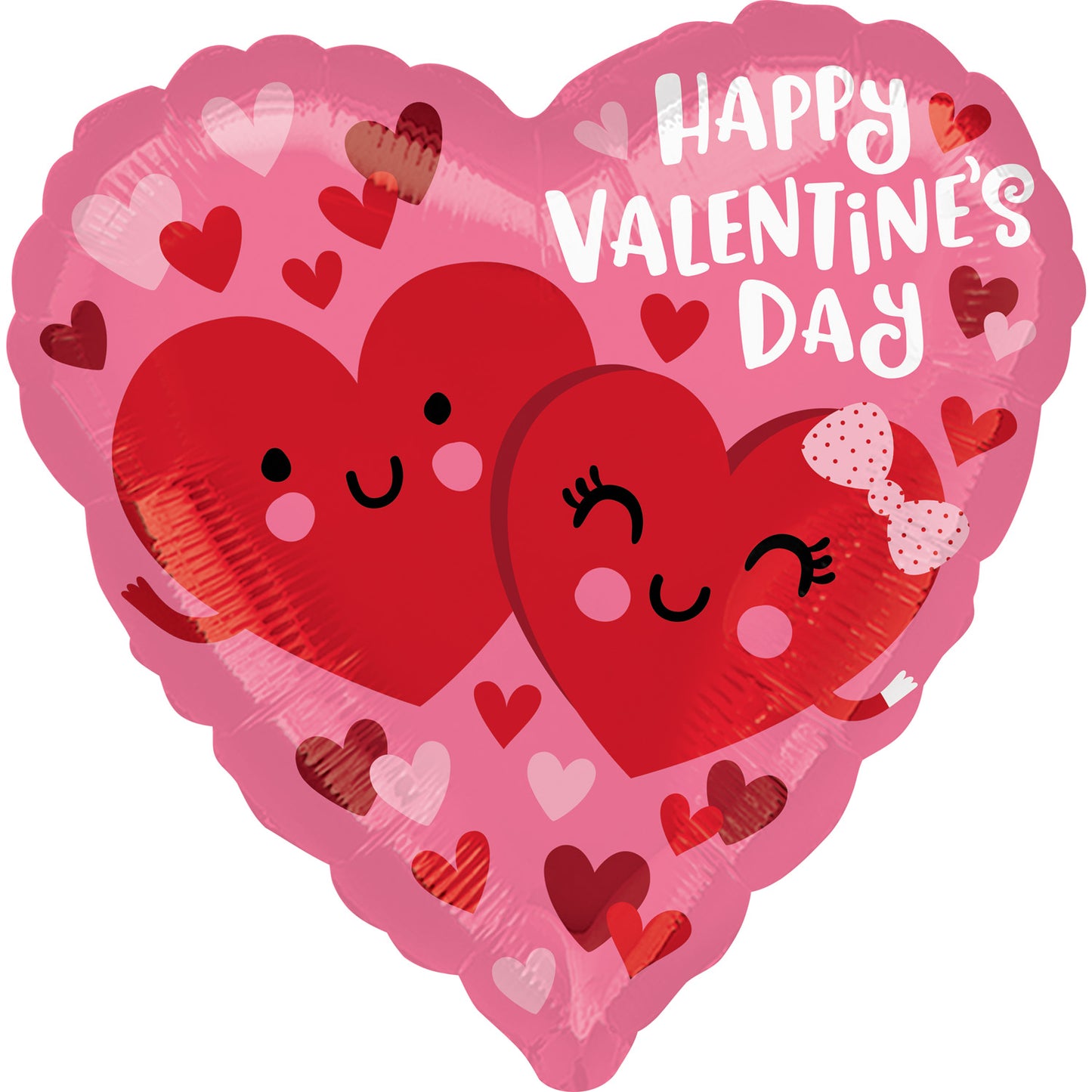4051201 IP X5 - Hearts in Love Standard HX Foil Balloons S40 - 5 PC