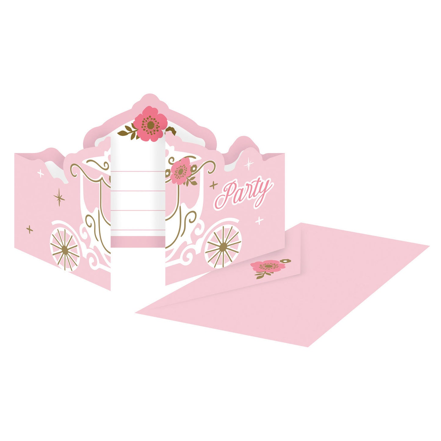 9906321 IP X6 - Princess for a Day Invitations - 6 PKG/8