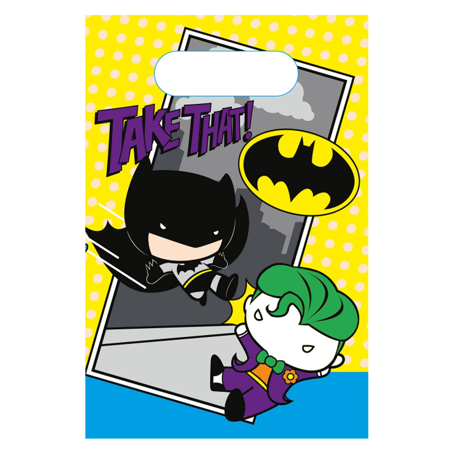 9906901 IP X6 - Batman v Joker Paper Loot Bags - 6 PKG/8