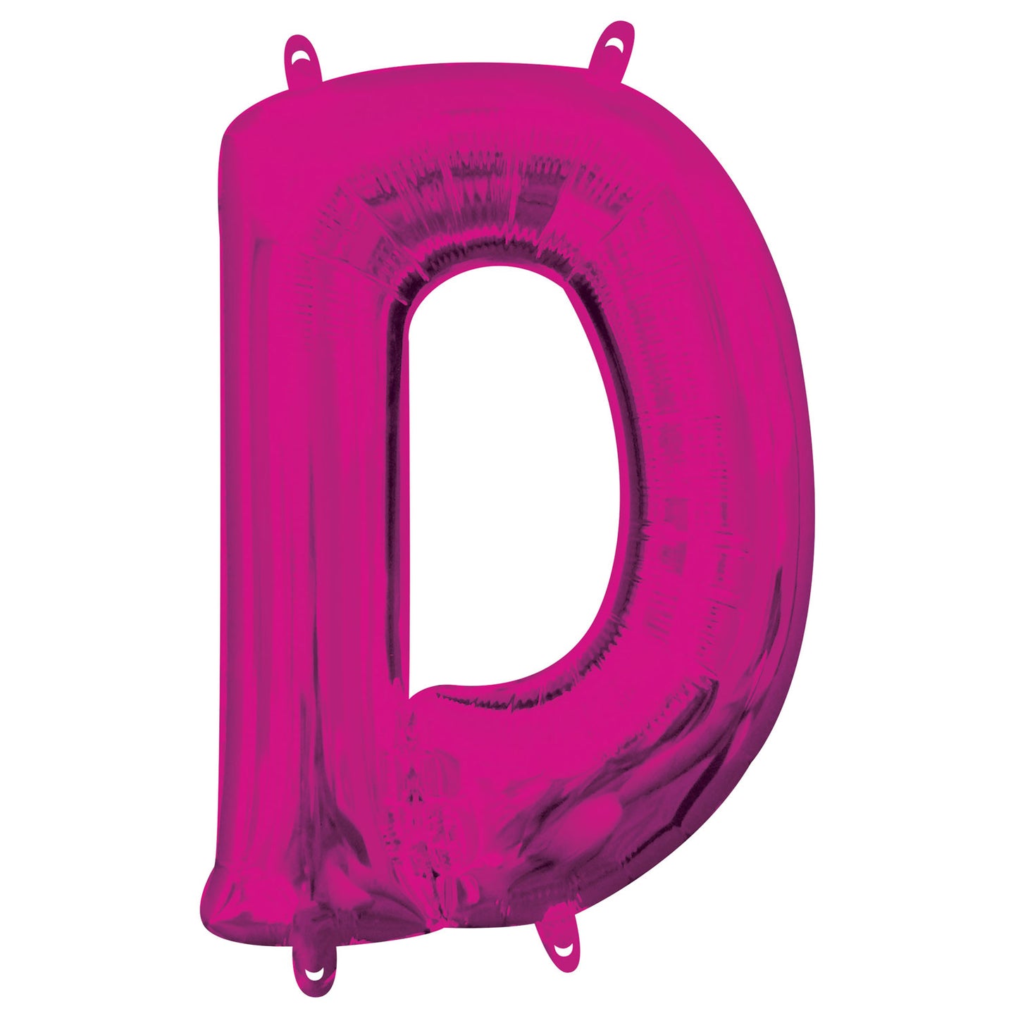 Letter D Pink Minishape Foil Balloons 16"/40cm A04 - 5 PC