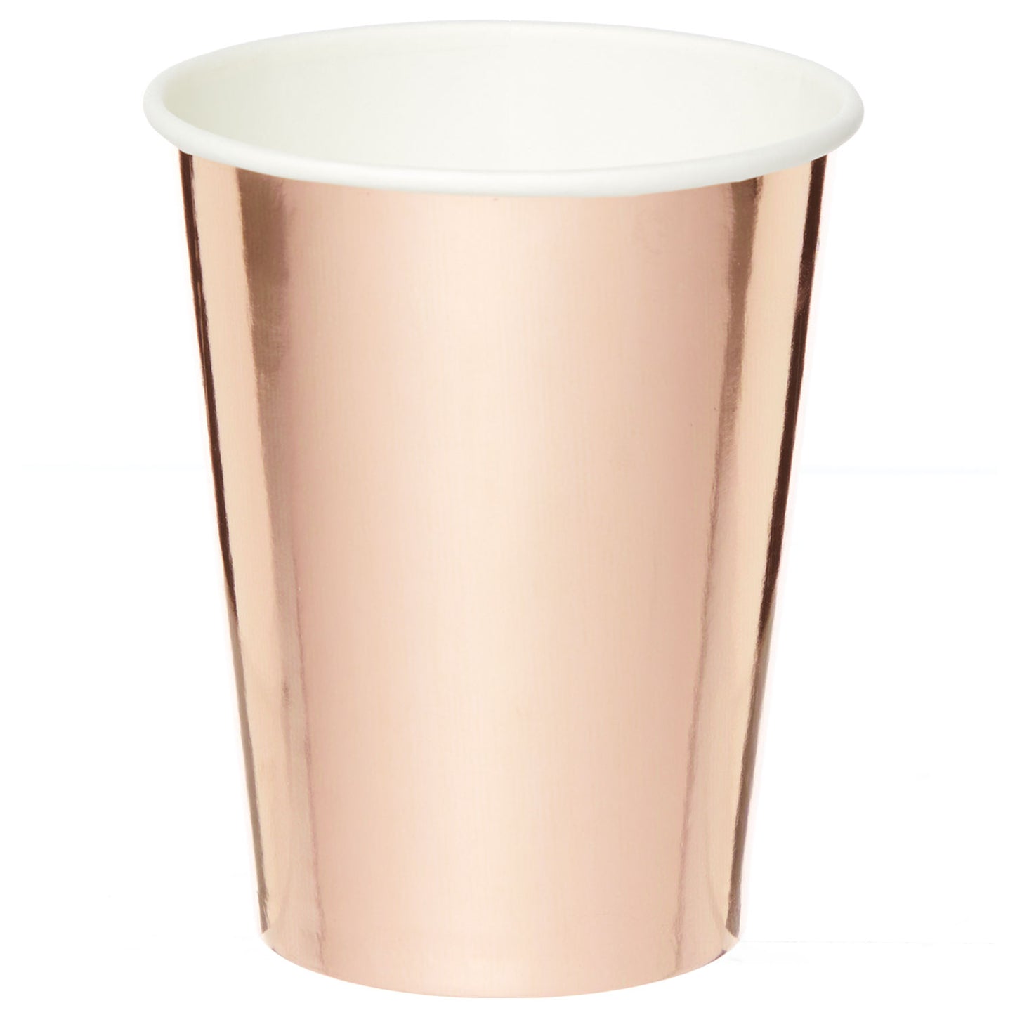 9908654 IP X6 - Metallic Rose Gold Cups 250ml - 6 PKG/8