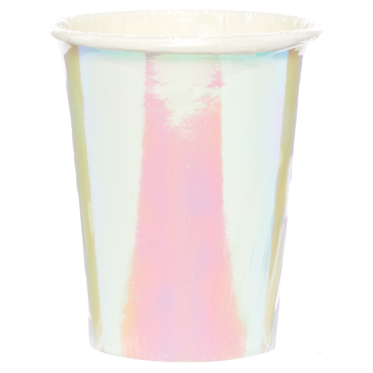9911415 IP X6 - Iridescent Paper Cups 250ml - 6 PKG/8