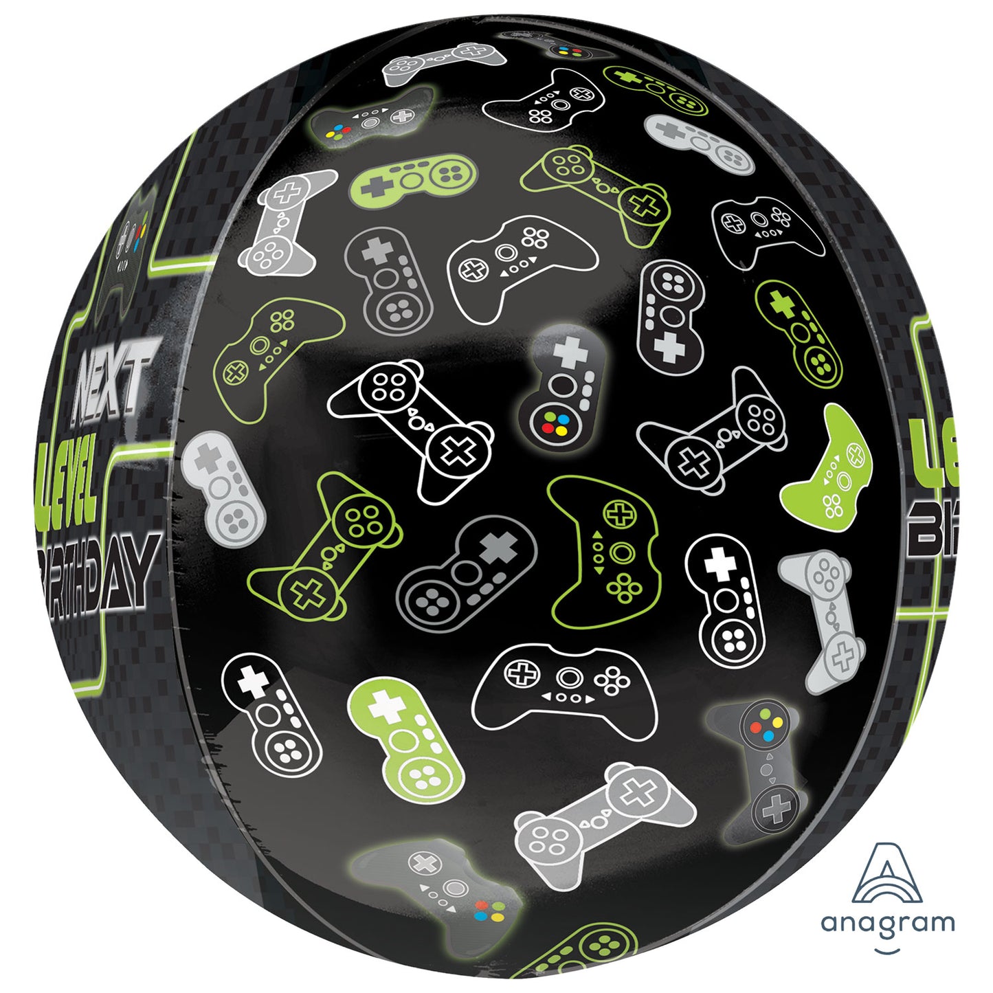 4110701 IP X5 - Level Up Orbz Foil Balloons S40 - 5 PC