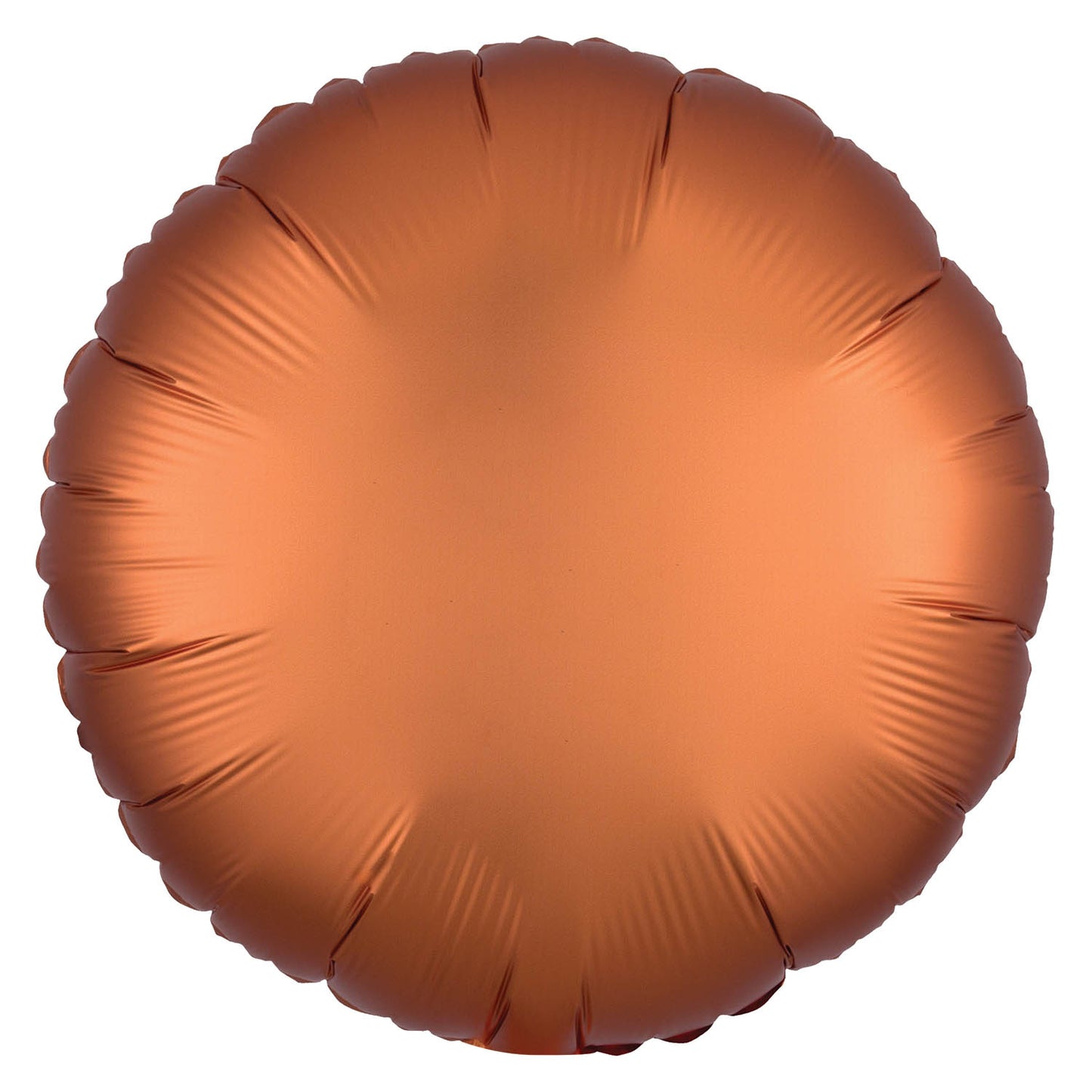 3858002 IP X10 - Satin Luxe Amber Circle Standard HX Unpackaged Foil Balloons S15 - 10 PC