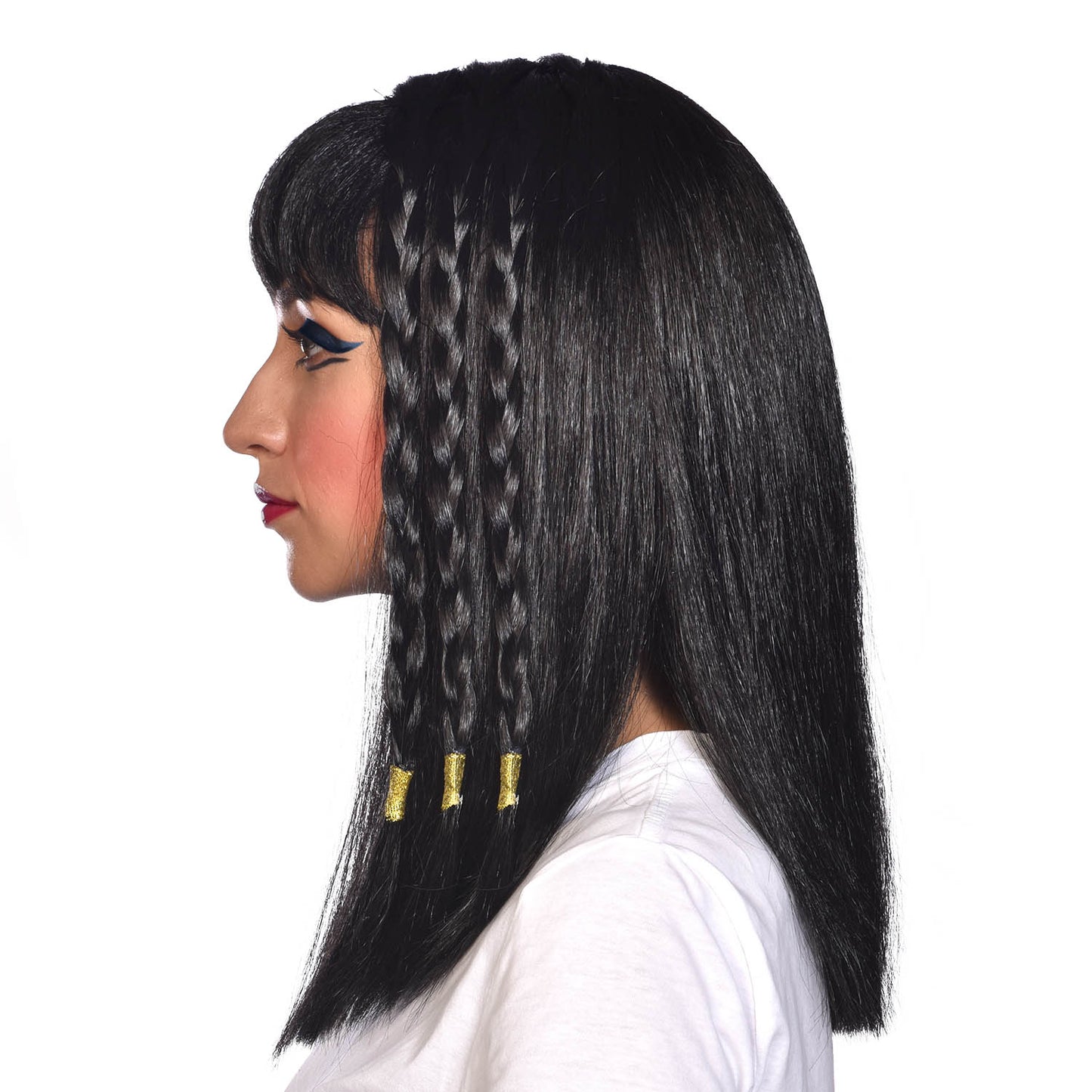 9909527 IP X6 - Cleopatra Egyptian Wigs - 6 PC
