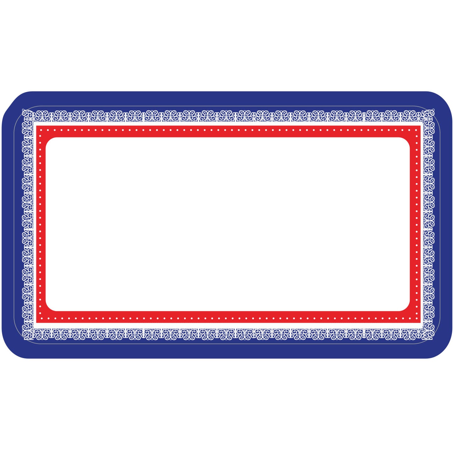 9913014 IP X6 - A Day to Remember Plastic Loaf Cake Platters 20cm x 28cm - 6 PC