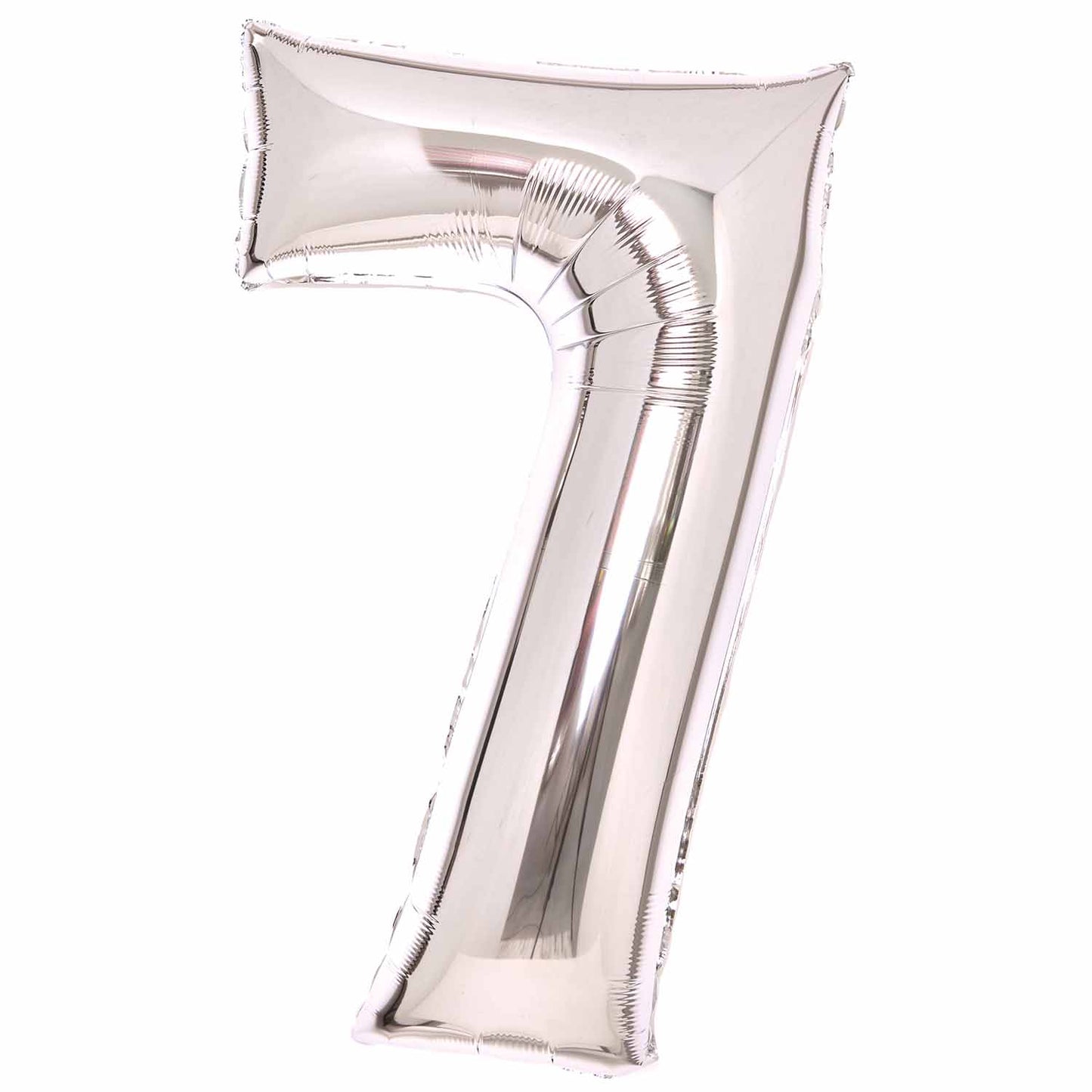 Amscan Large Number Various Colours 7 Foil Balloons 21" /53cm w x 35" /89cm h P50 - 5 PC