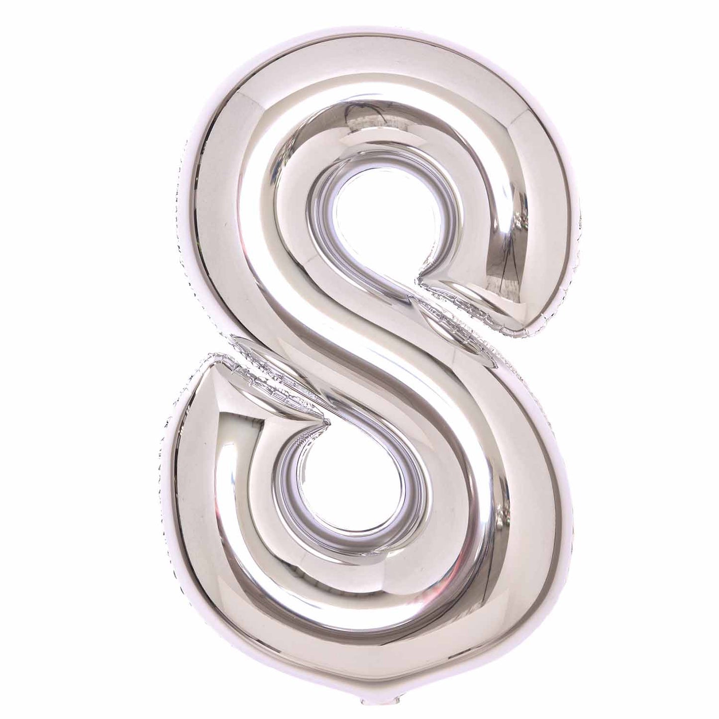 Amscan Large Number Various Colours 8 Foil Balloons 21" /54cm w x 34" /87cm h P50 - 5 PC