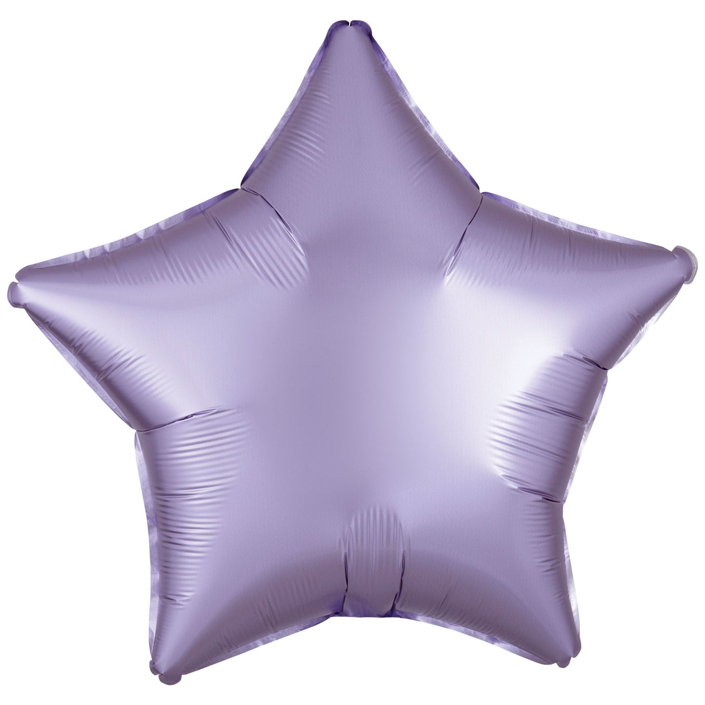 9914124 - Amscan Silk Lustre Pastel Lilac Star Standard Unpackaged Foil Balloons C16 - 10 PC
