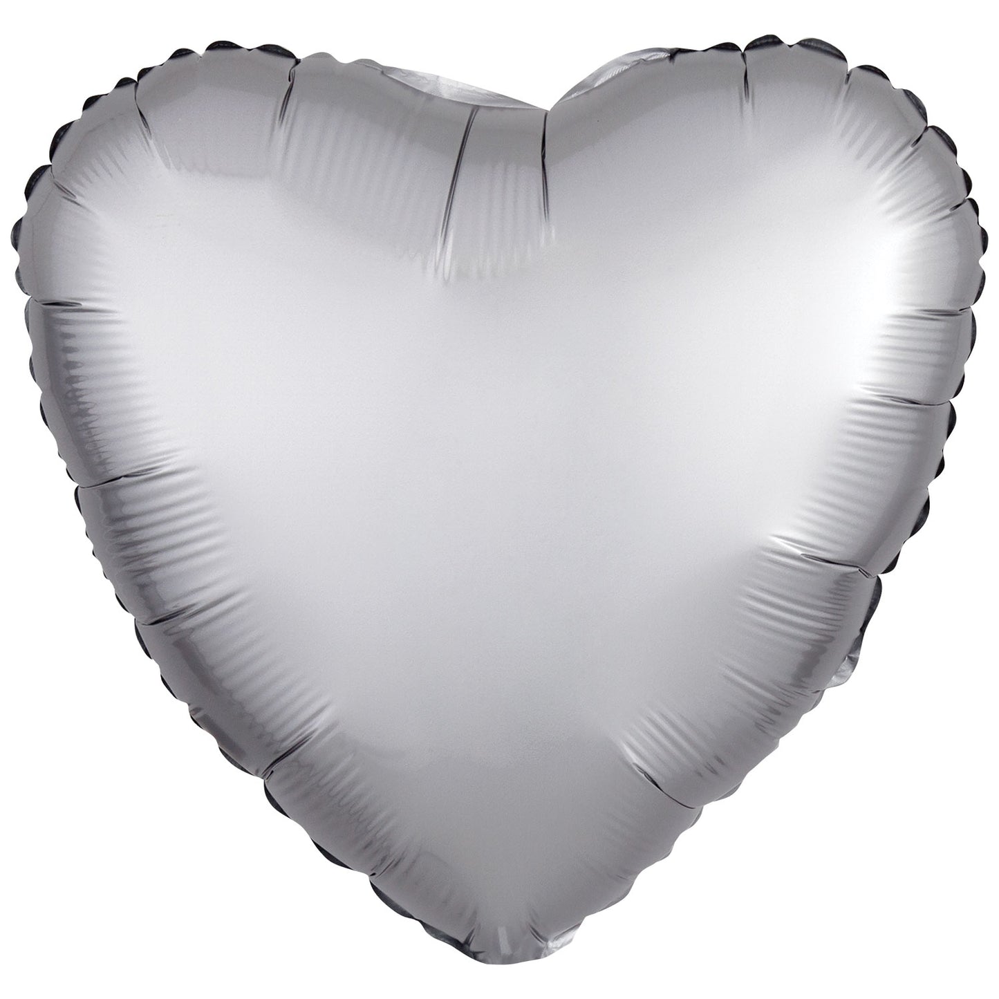 Amscan Silk Lustre Heart Various Colours Standard Unpackaged Foil Balloons C16 - 10 PC