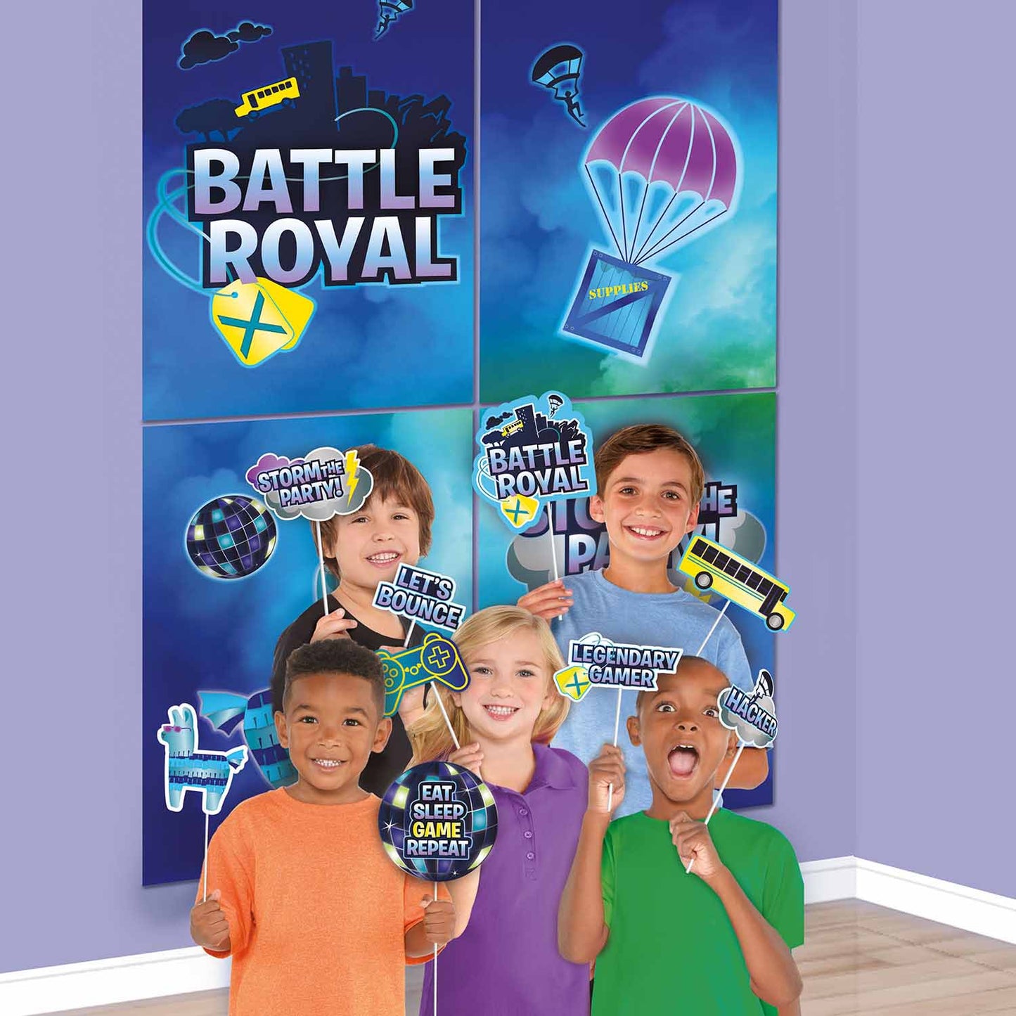 9912583 IP X6 - Battle Royal Scene Setters with Photo Accessories - 6 PKG/16