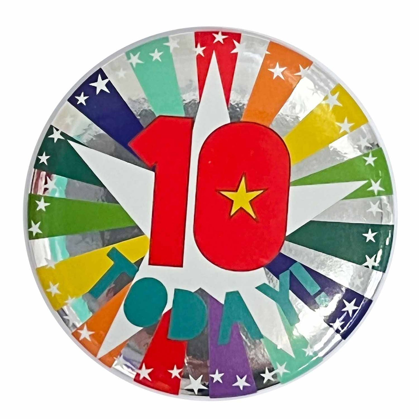 9912111 IP X12 - 10 Today Birthday Badges 6cm - 12 PC