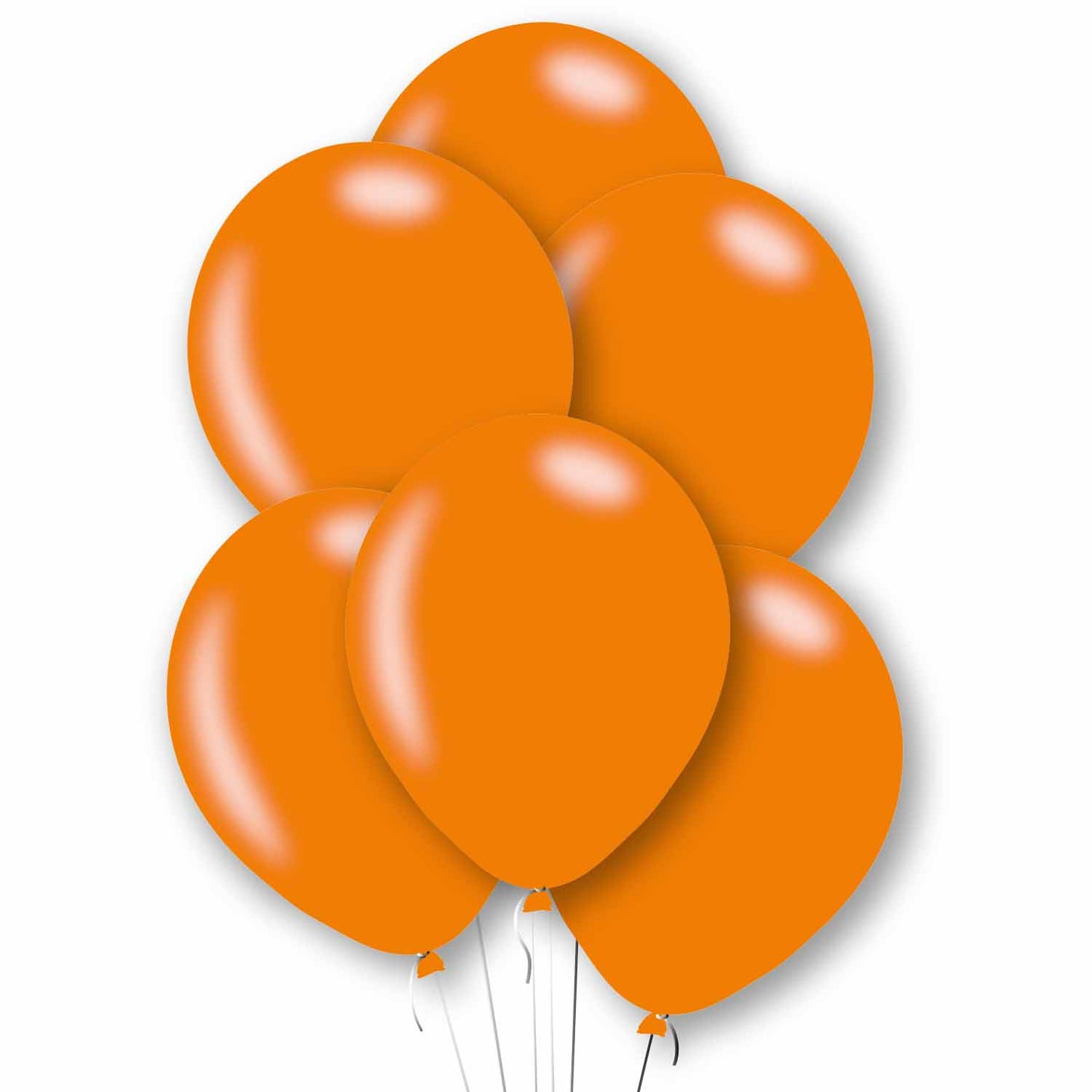 Metallic Green, Orange Latex Balloons 11"/27.5cm - 10 PKG/10
