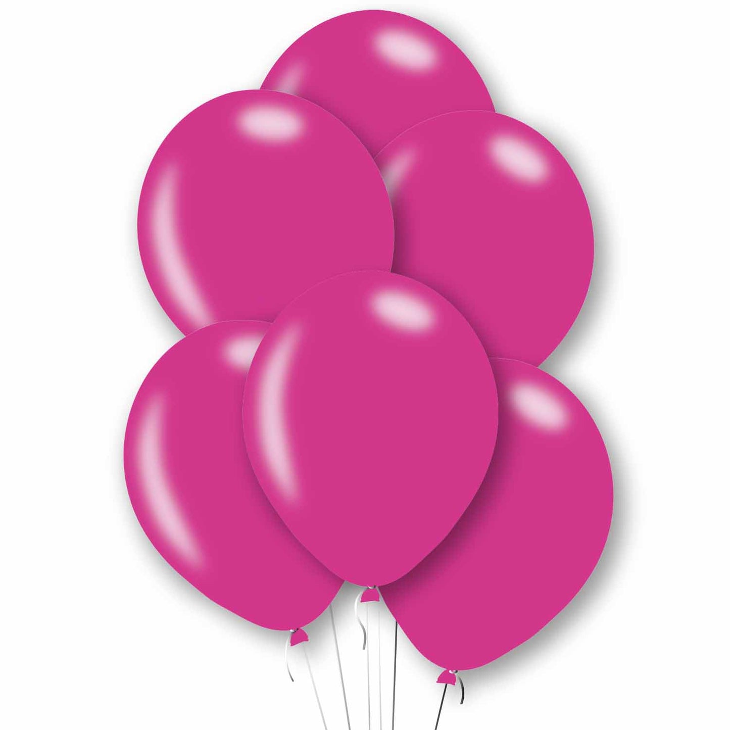 9912717 IP X10 - Metallic Magenta Latex Balloons 11"/27.5cm - 10 PKG/10