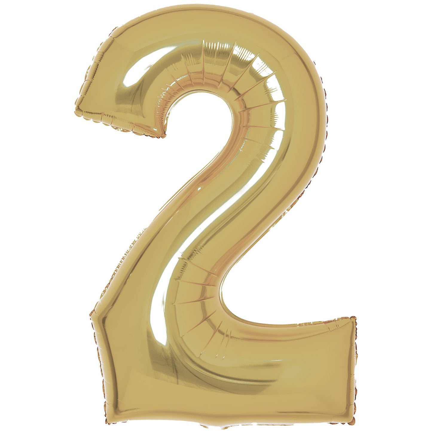 Amscan Large Number Various Colours 2 Foil Balloons 22"/55cm w x 34" /86cm h P50 - 5 PC