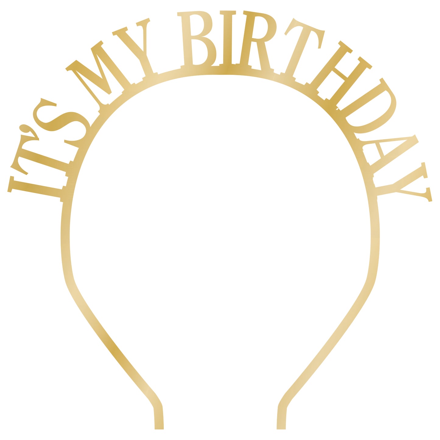 9913752 IP X6 - Sparkling Celebration Happy Birthday Headbands - 6 PC