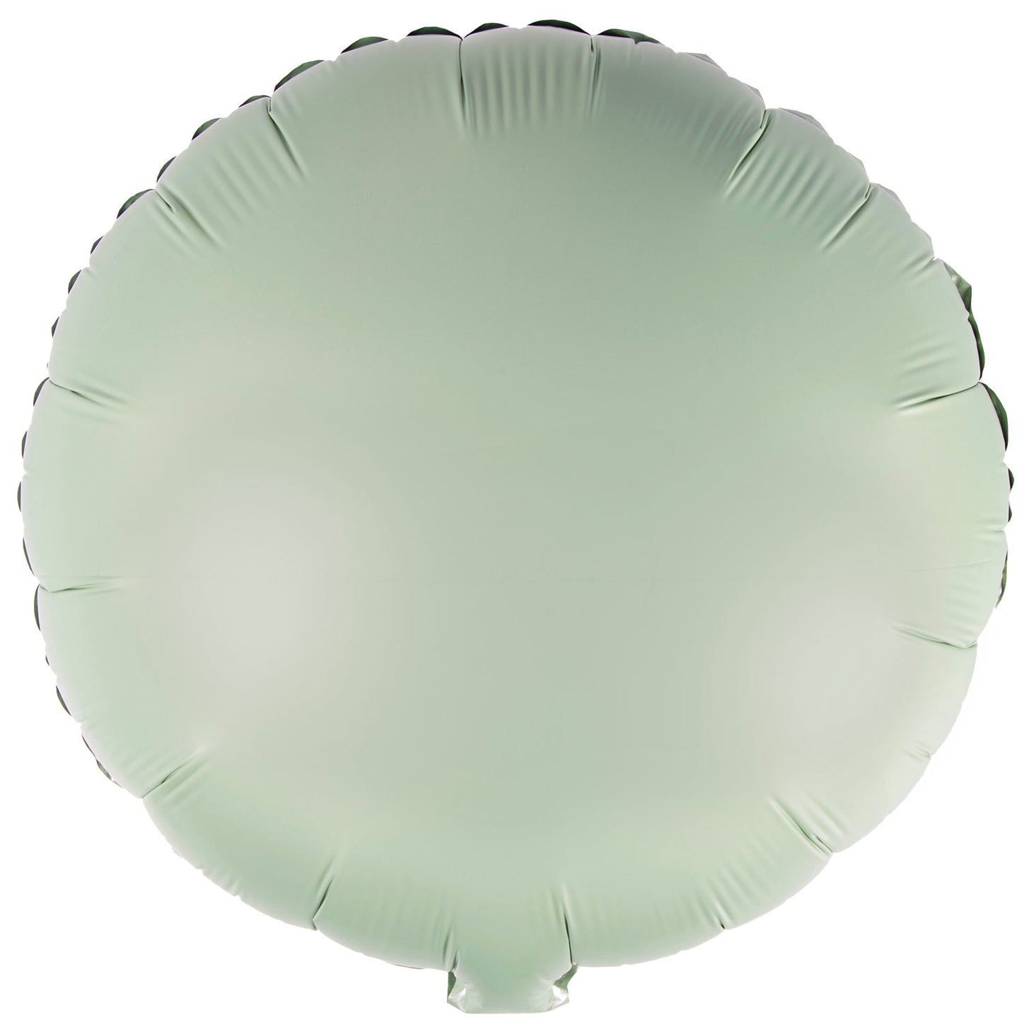 9915468 IP X5 - Amscan Silk Lustre Eucalyptus Circle Standard Packaged Foil Balloons C16 - 5 PC