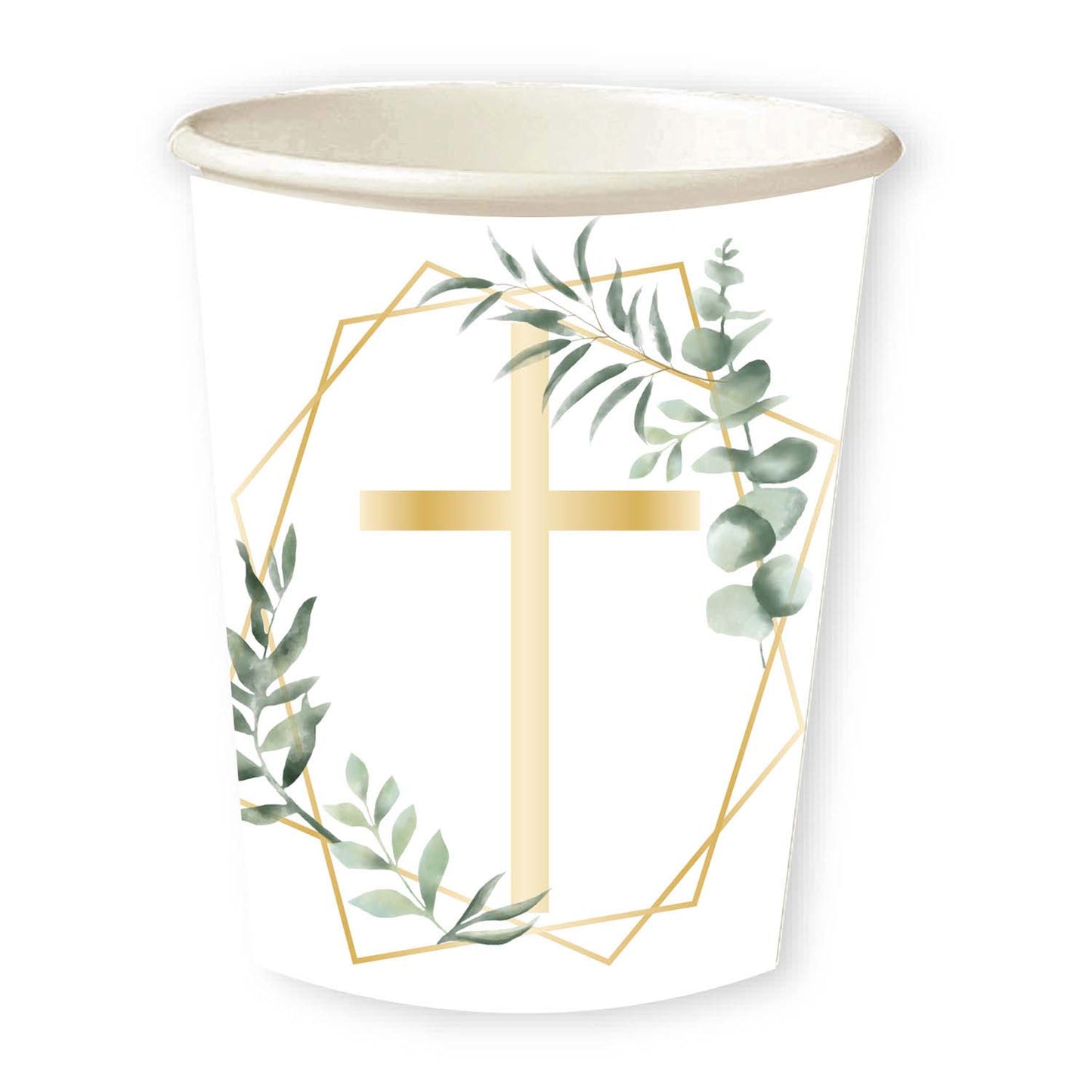 9915624 - Botanical Celebration Paper Cups 237ml - 12 PKG/8