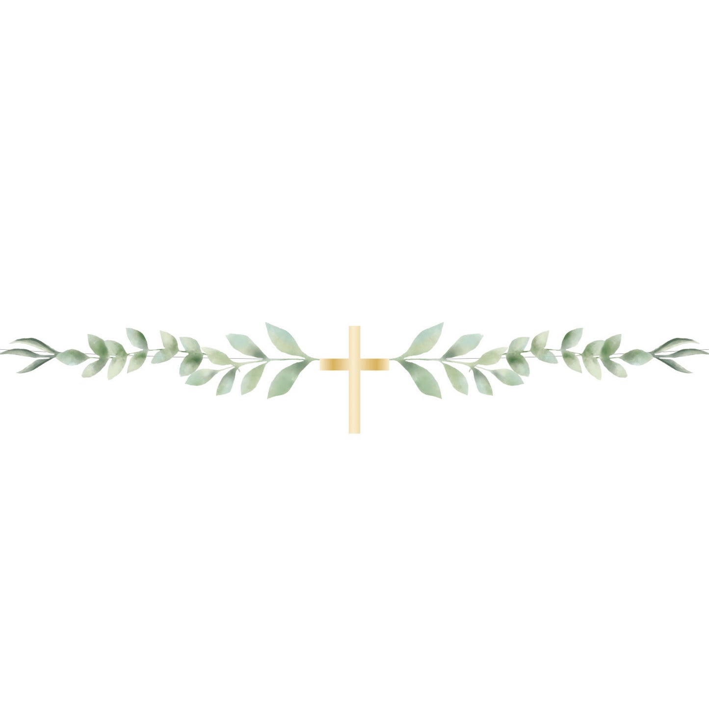 9915638 IP X6 - Botanical Celebration Cross Card Garlands 1m - 6 PC