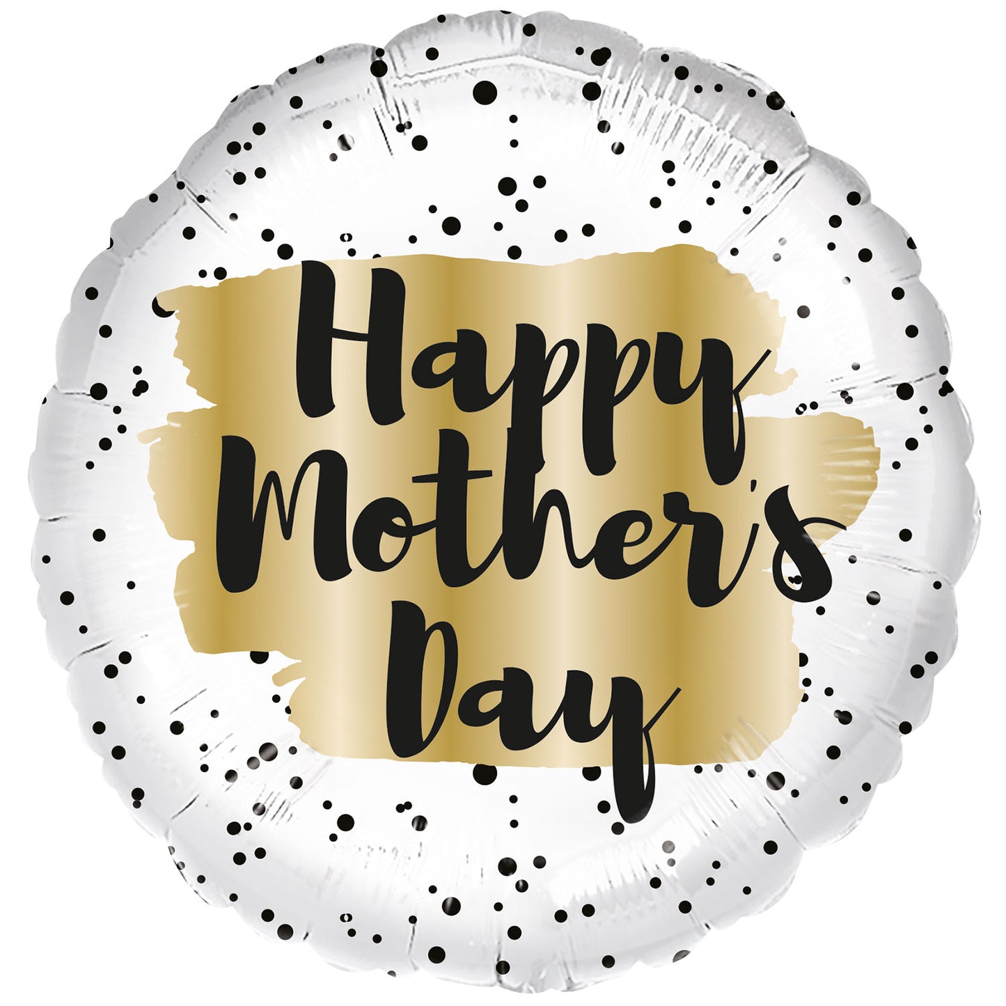 9916013 IP X5 - Gold Spot Happy Mother's Day Standard Foil Balloons S40 - 5 PC