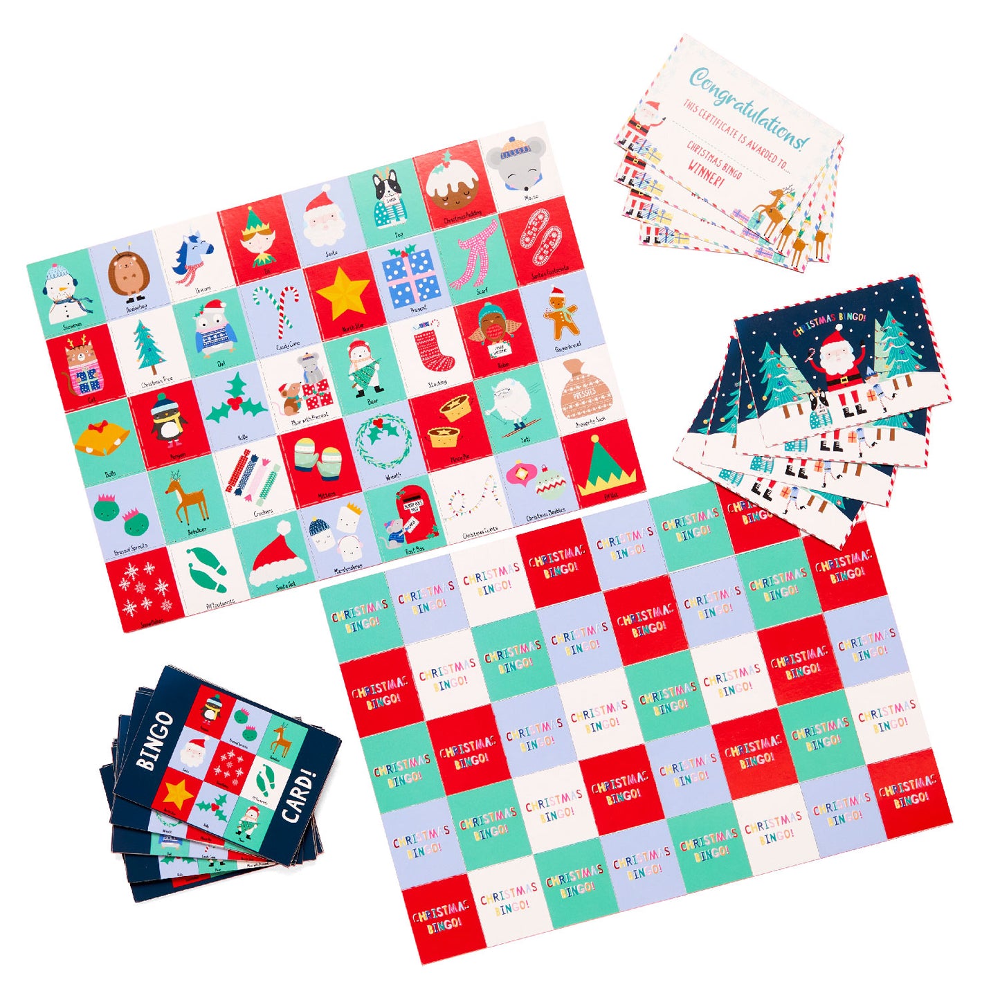 Christmas Bingo Games - 6 PC