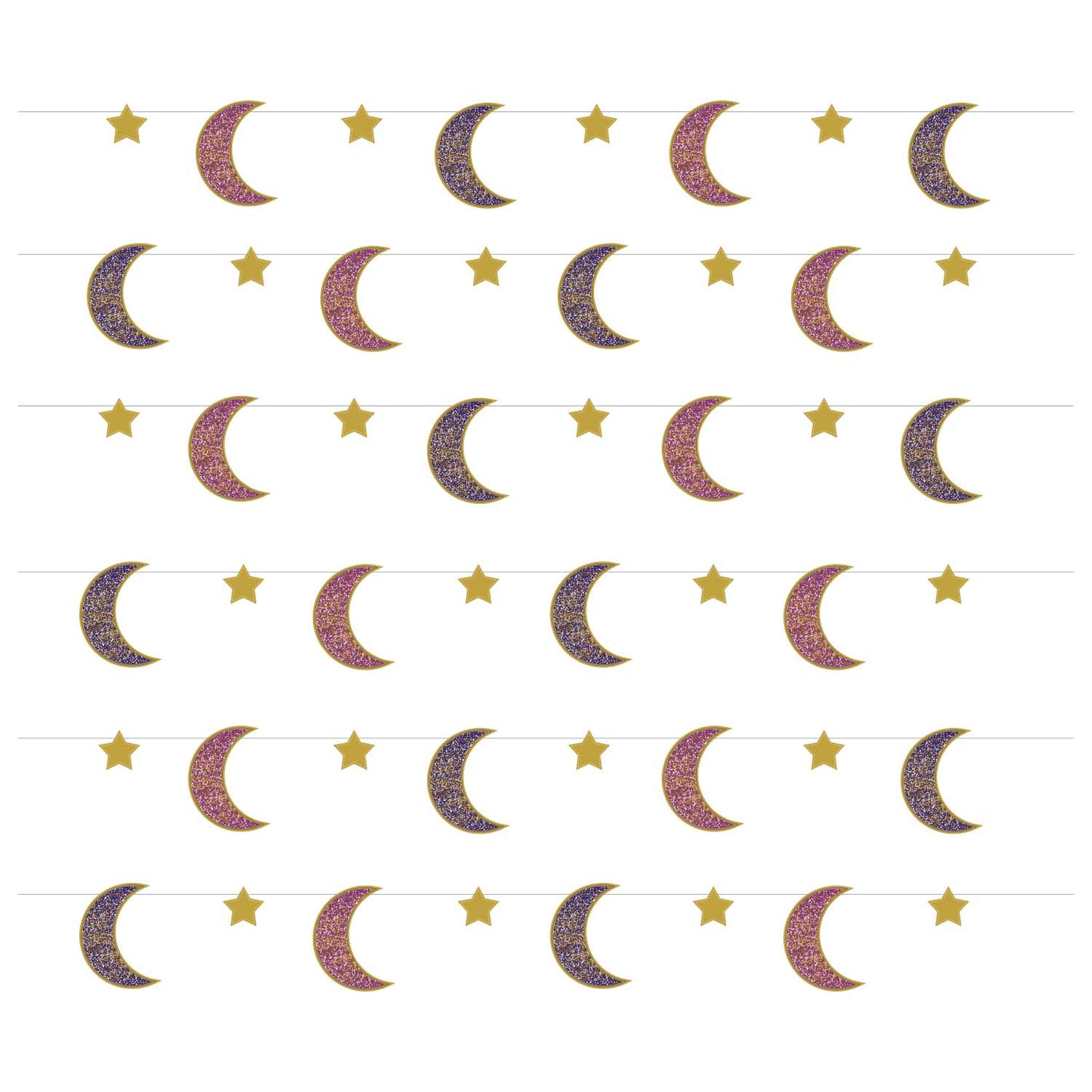 9914175 IP X6 - Opulent Eid String Decoration X 6