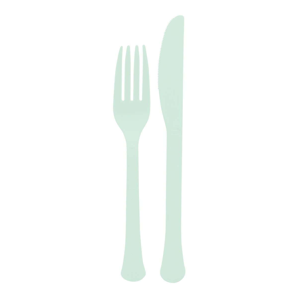 9915411 - Duck Egg Mixed Plastic Cutlery - 12 PKG/24