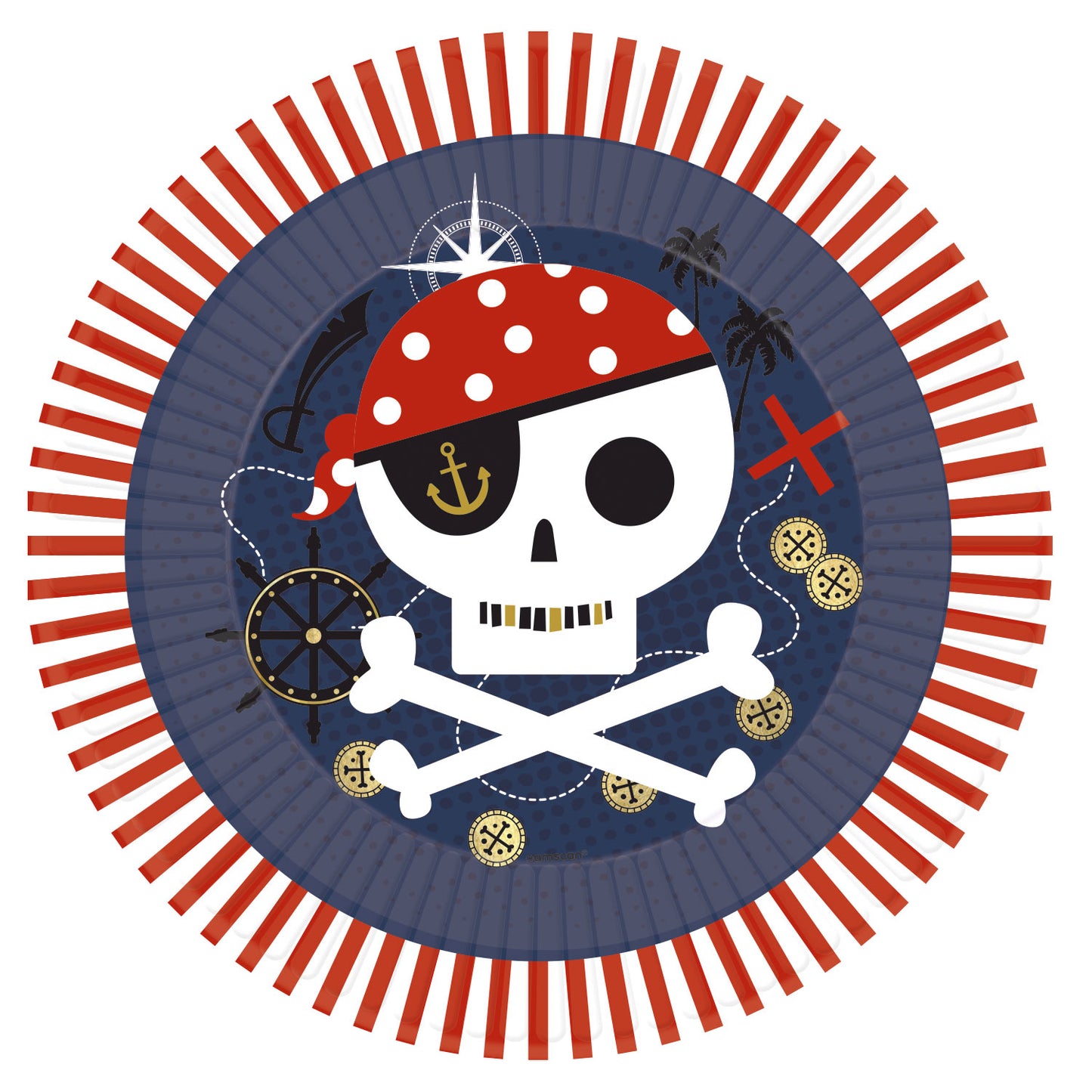 9919493 - Treasure Island Plate 23cm X 12