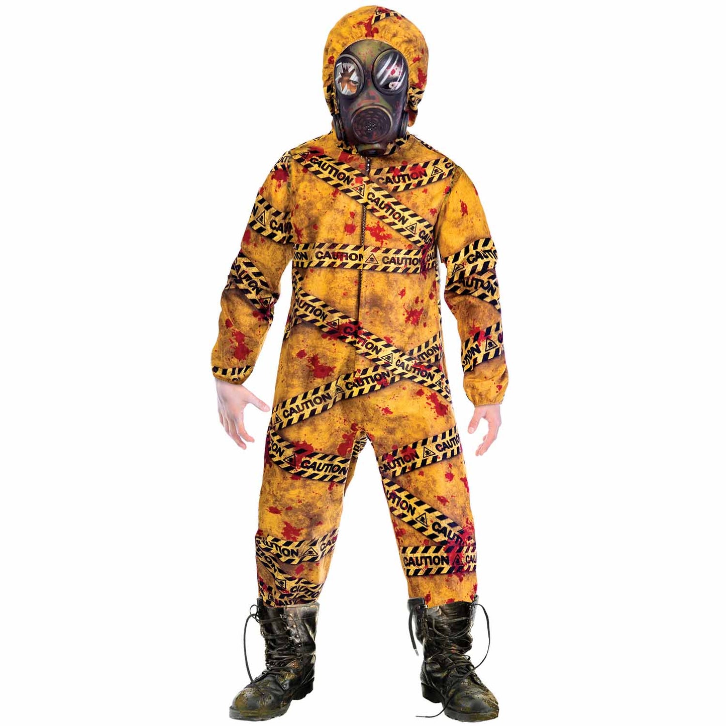 Quarantine Zombie Costume - Age 12-14 Years - 1 PC