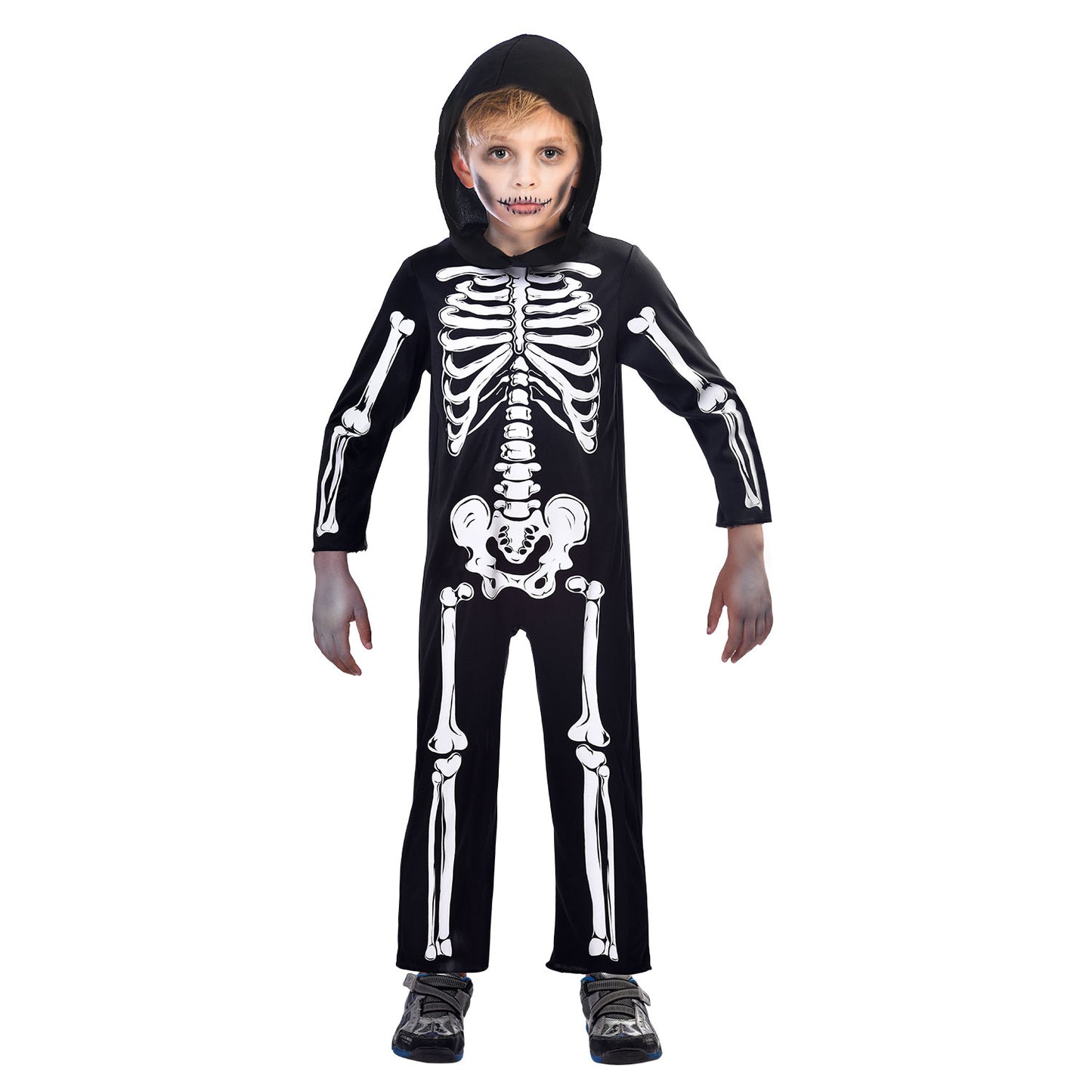 Skeleton Jumpsuit- Child Various Sizes