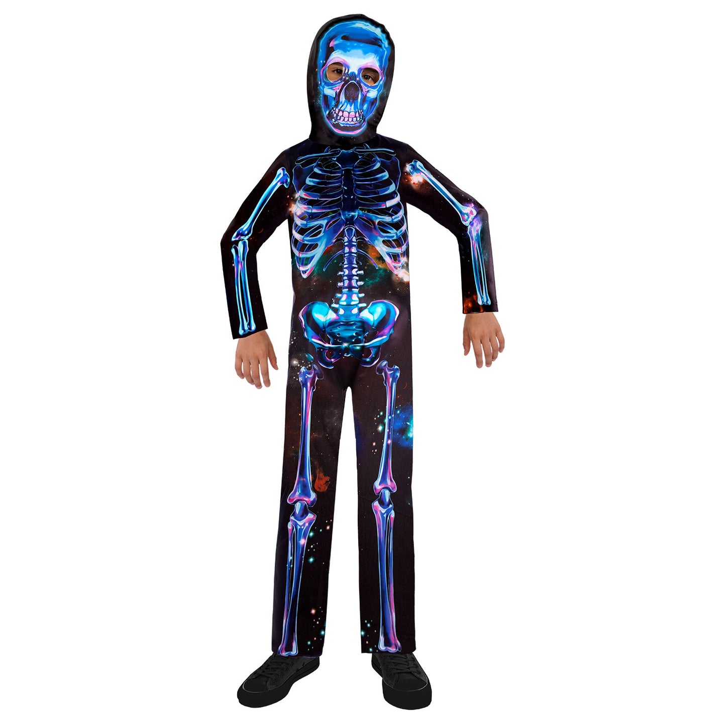 Neon Skelton Boy 2-3 Yrs Recyc