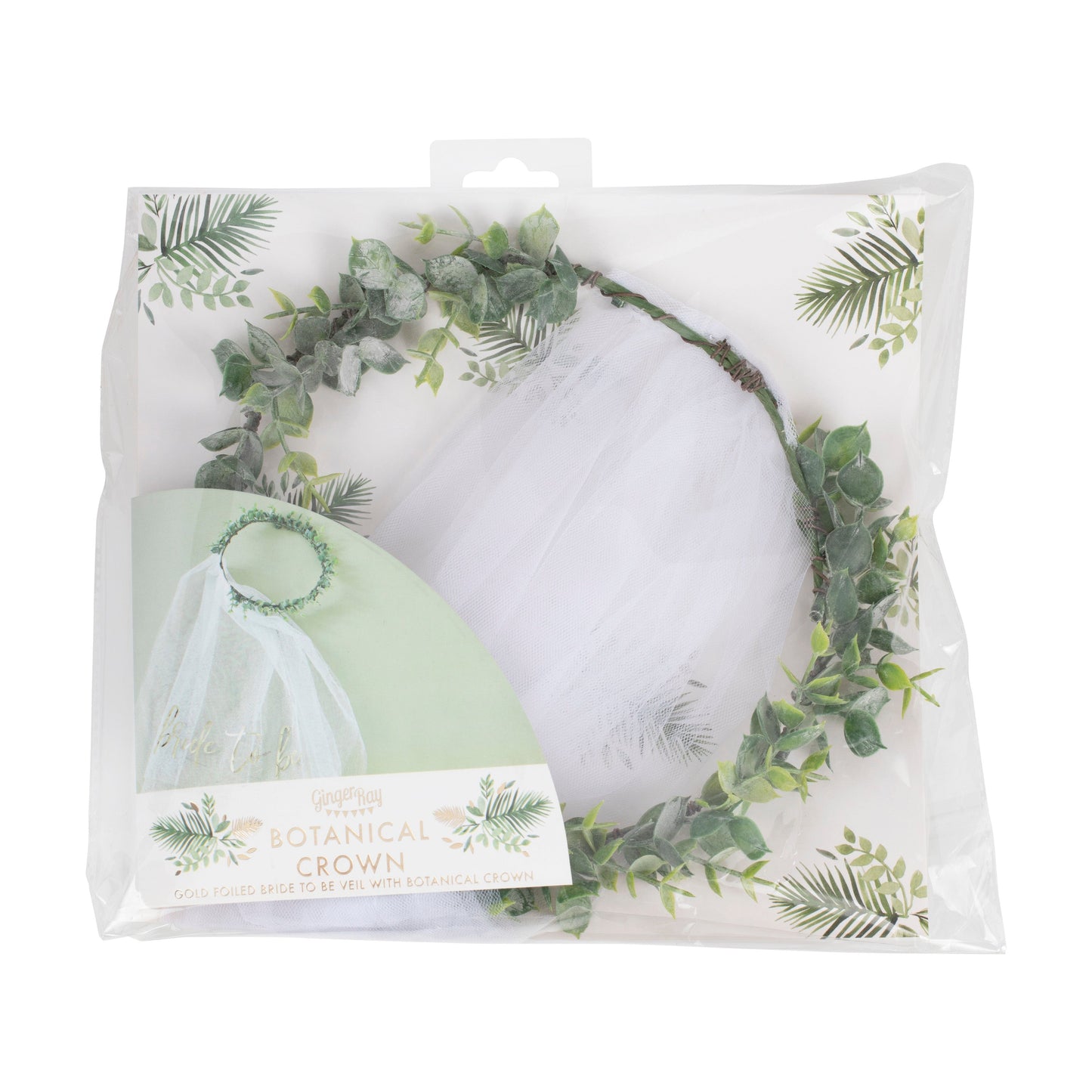 Eucalyptus Bride To Be Hen Party Veil- 5 Inner Pack